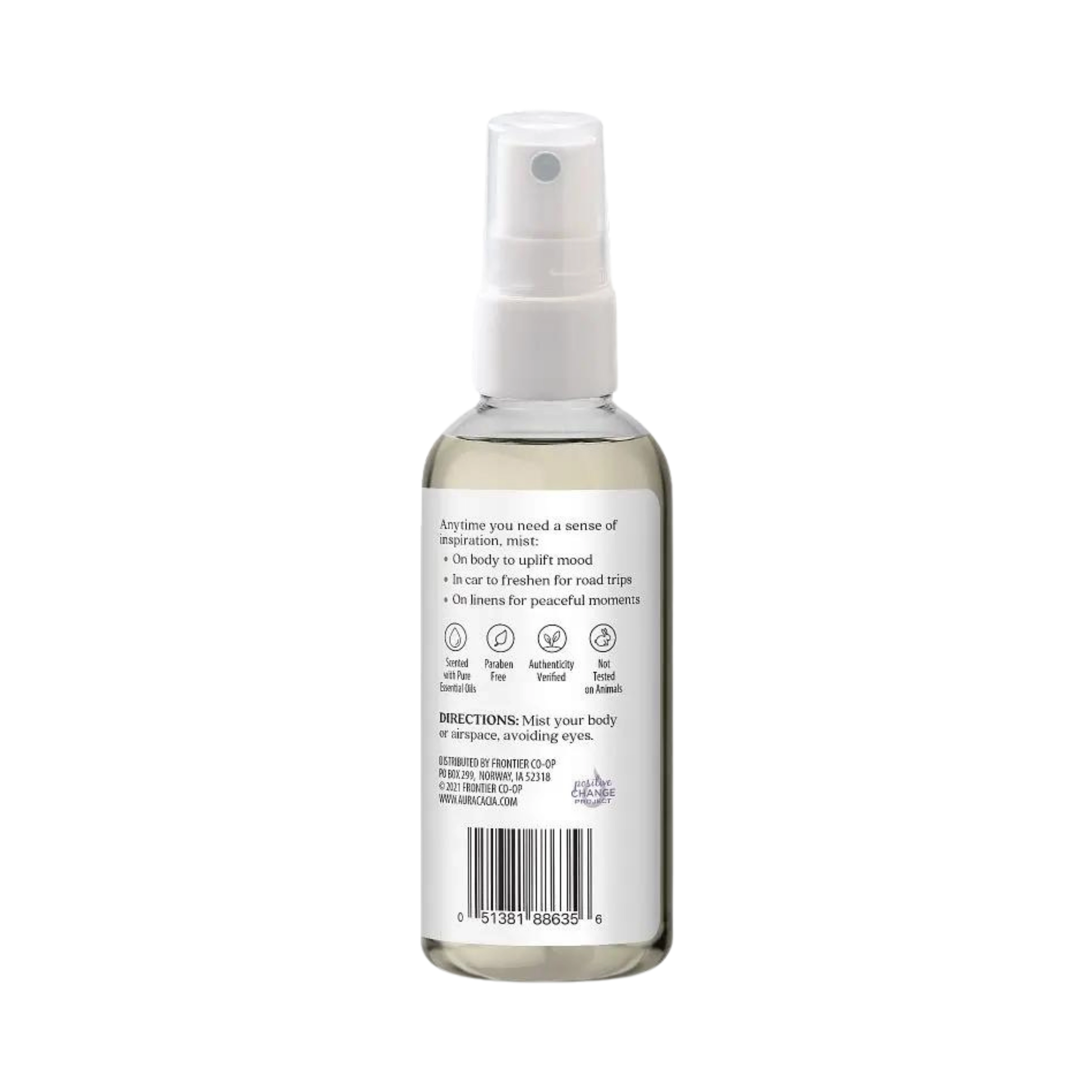 Aura Cacia, Patchouli & Sweet Orange Aromatherapy Mist, 4 Oz