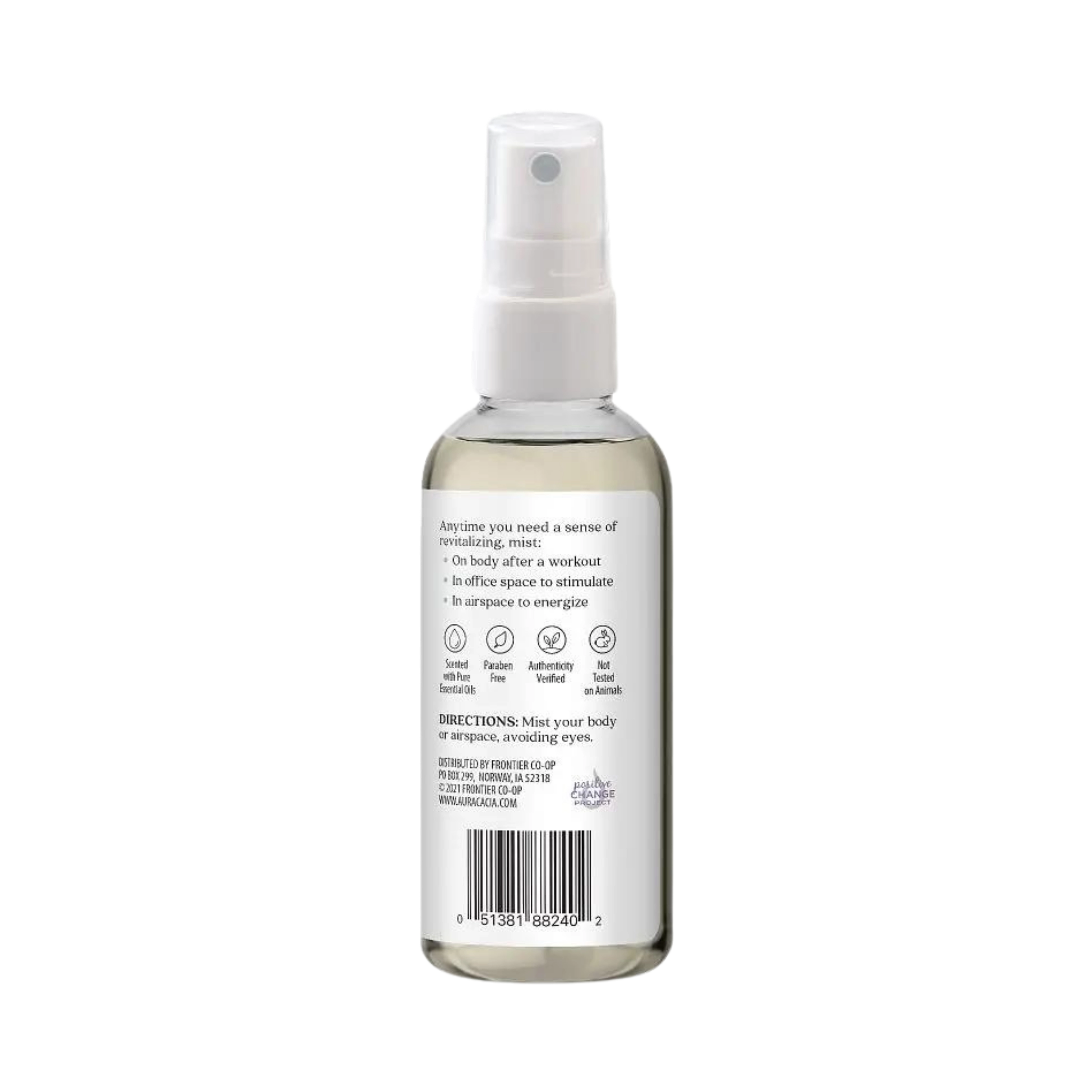 Aura Cacia, Peppermint Aromatherapy Mist, 4 Oz