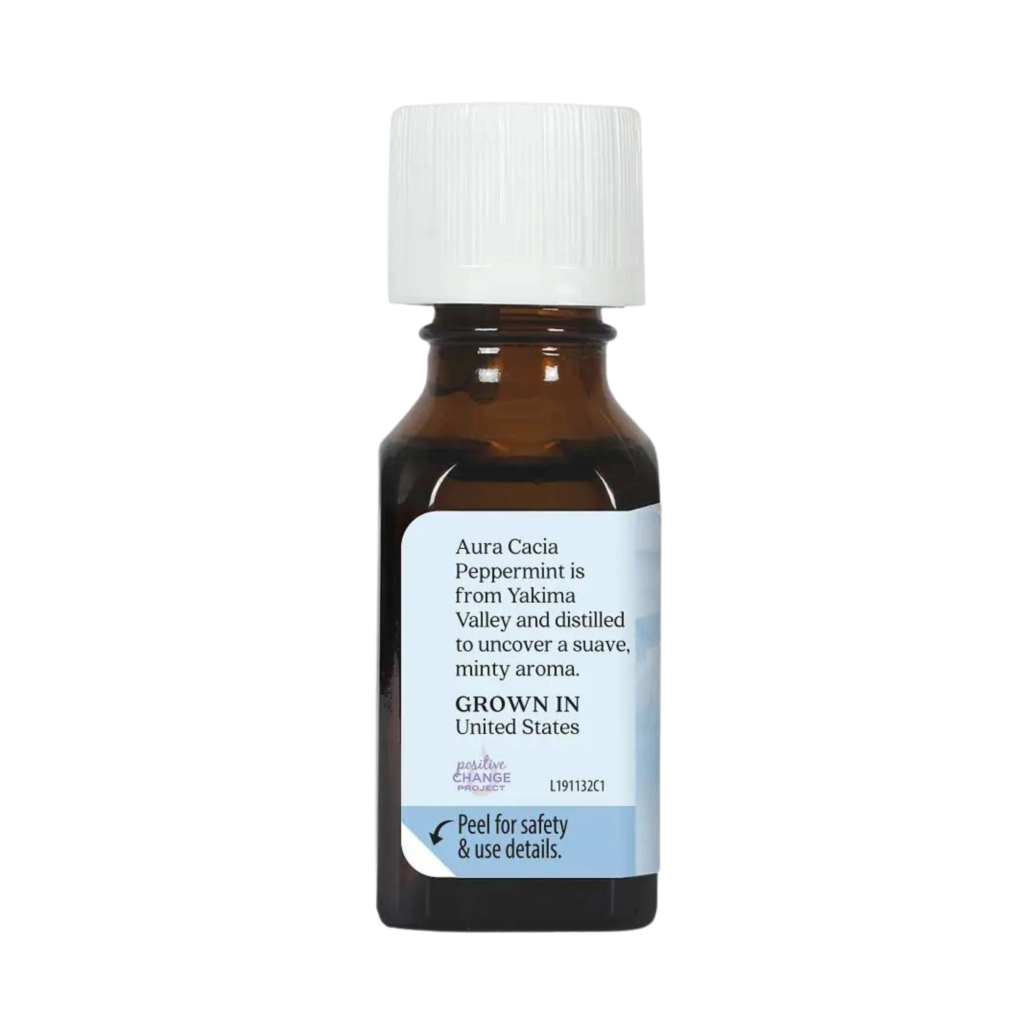 Aura Cacia, Peppermint Essential Oil, 0.5 Oz