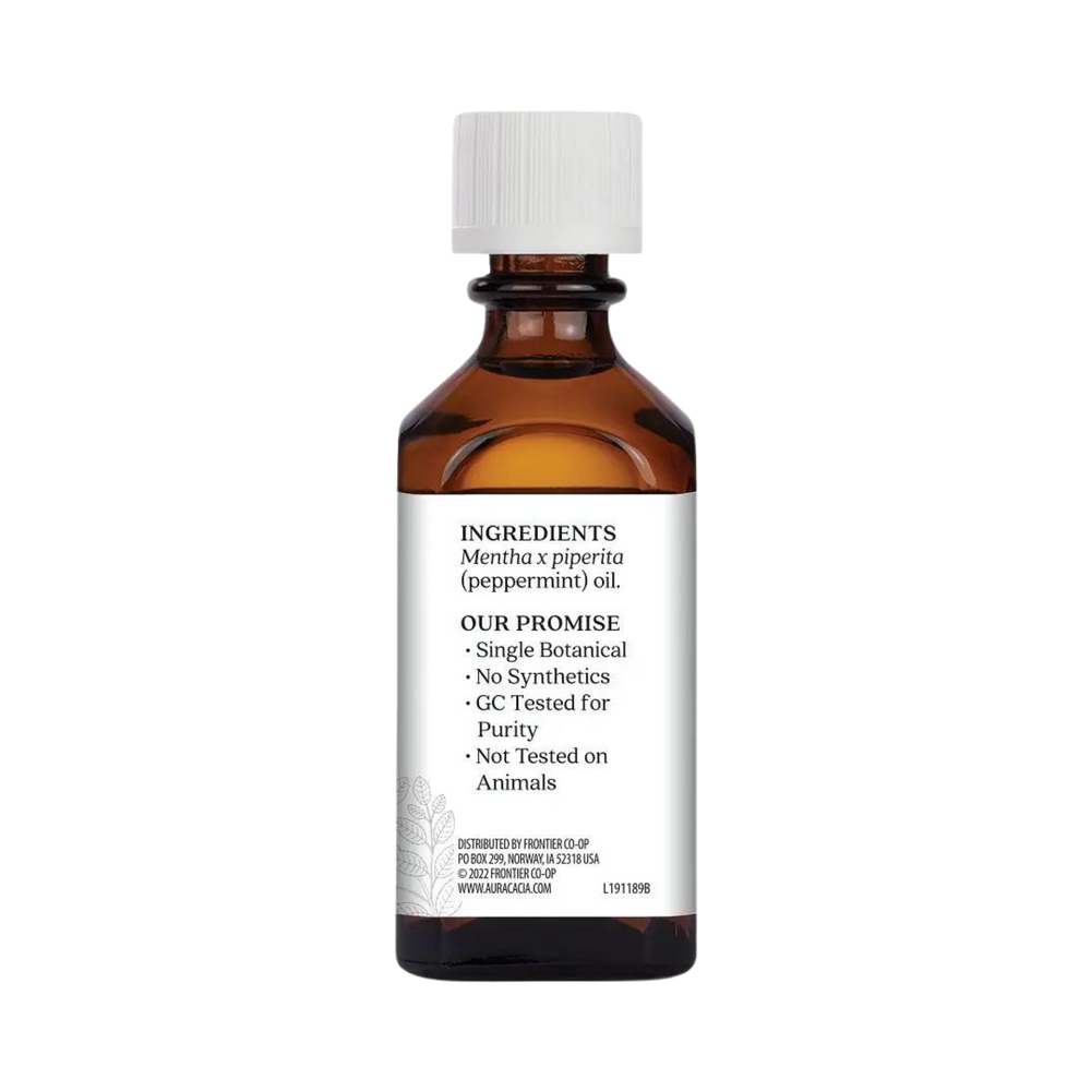 Aura Cacia, Peppermint Essential Oil, 2 Oz