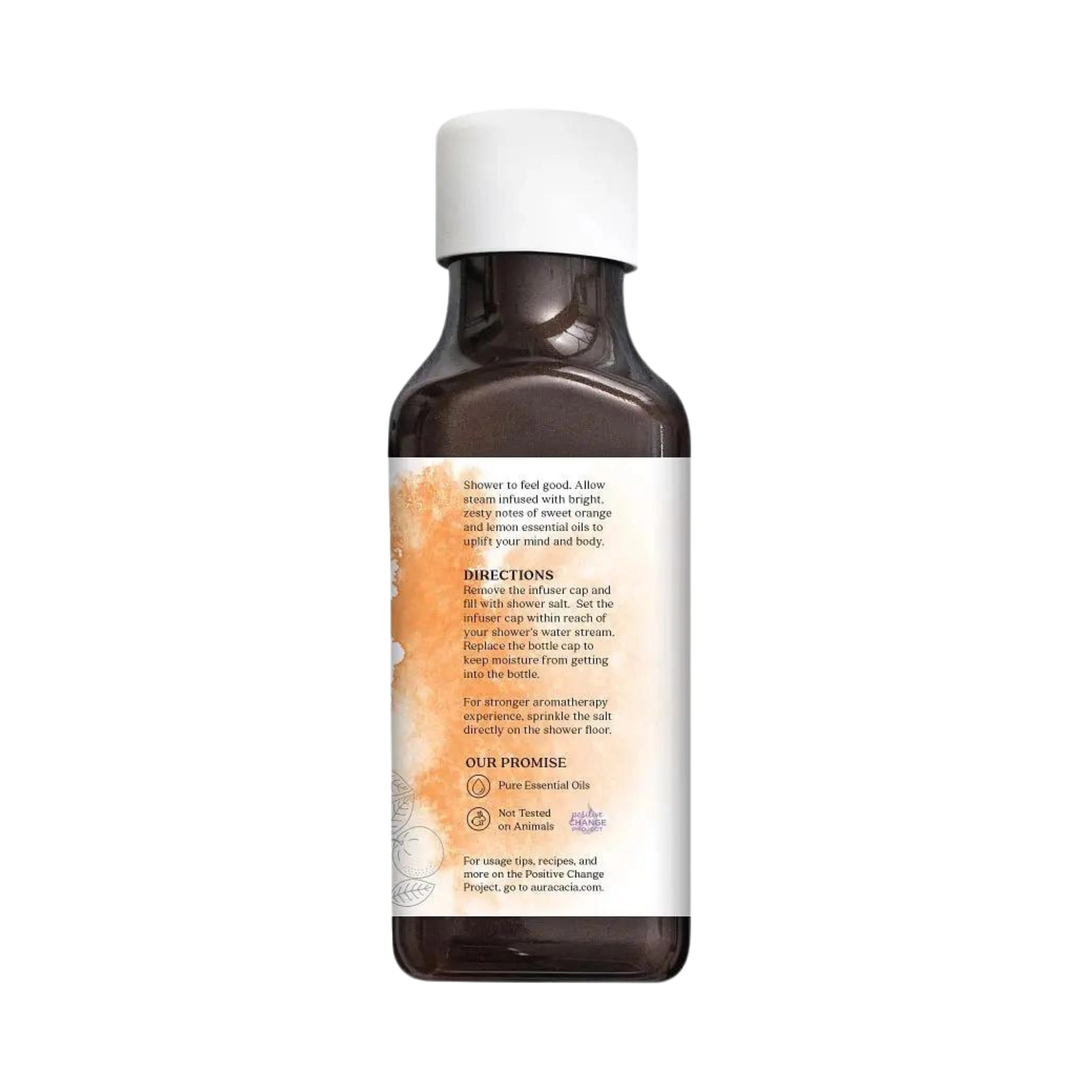 Aura Cacia, Shower Salt, Uplifting Citrus, 16 Oz