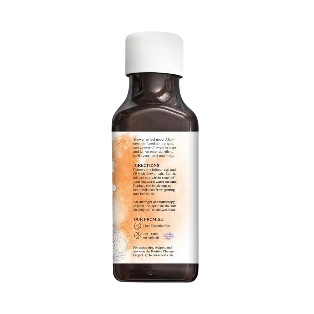 Aura Cacia, Shower Salt, Uplifting Citrus, 16 Oz