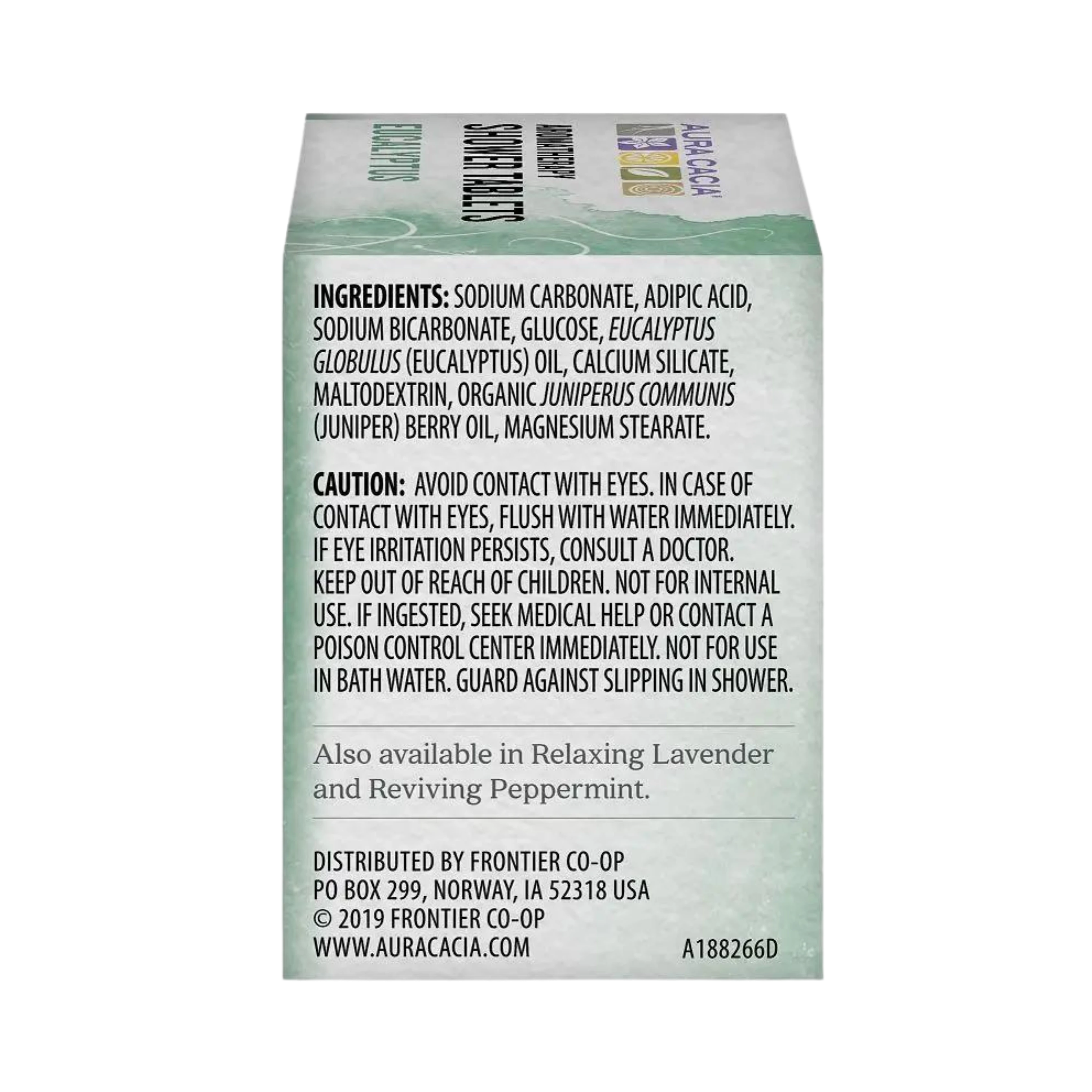 Aura Cacia, Shower Tablets, Purifying Eucalyptus, 3 Oz