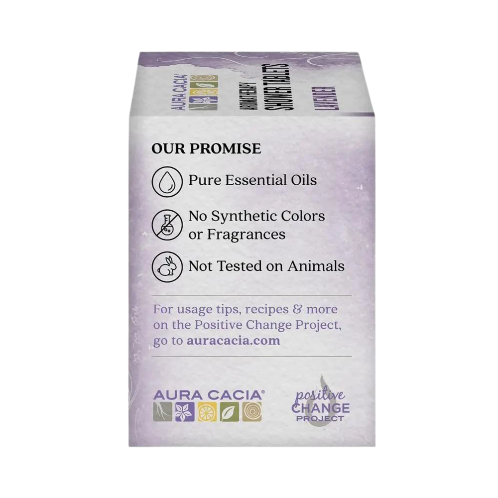 Aura Cacia, Shower Tablets, Relaxing Lavender, 3 Oz
