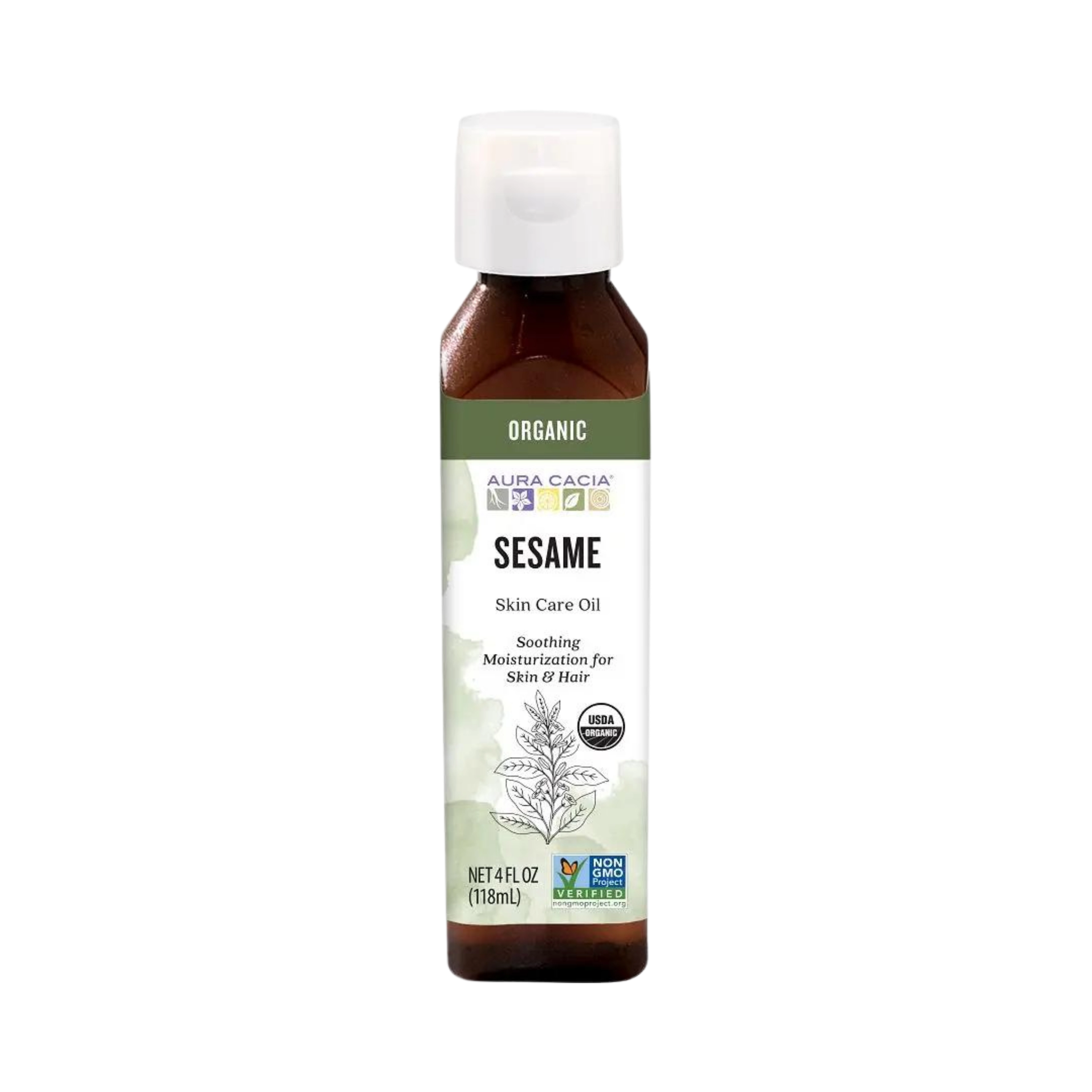 Aura Cacia, Skin Care Oil, Organic Sesame, 4 Oz