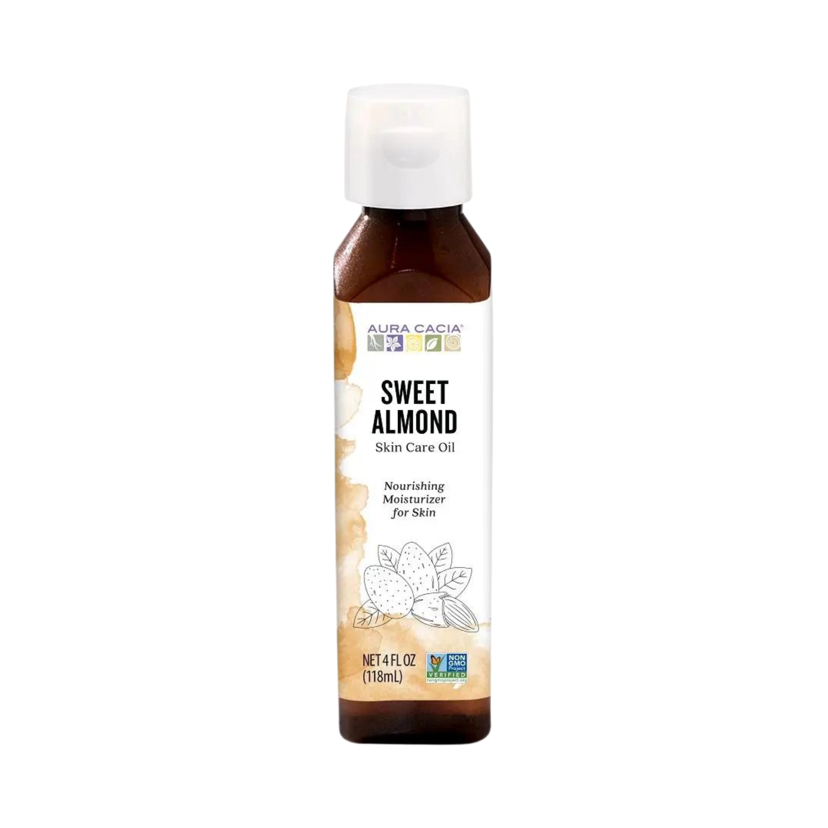 Aura Cacia, Skin Care Oil, Sweet Almond, 4 Oz