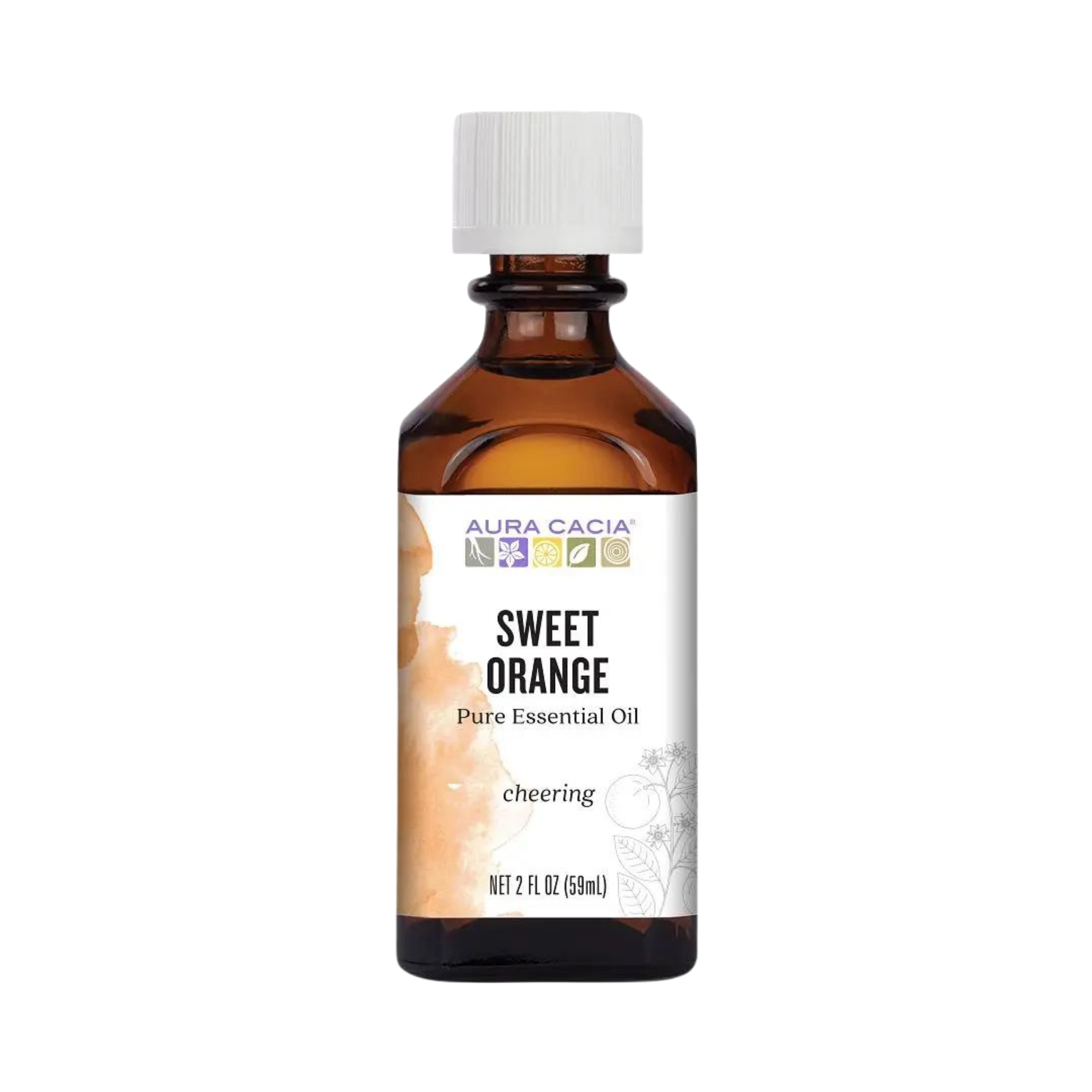 Aura Cacia, Sweet Orange Essential Oil, 2 Oz