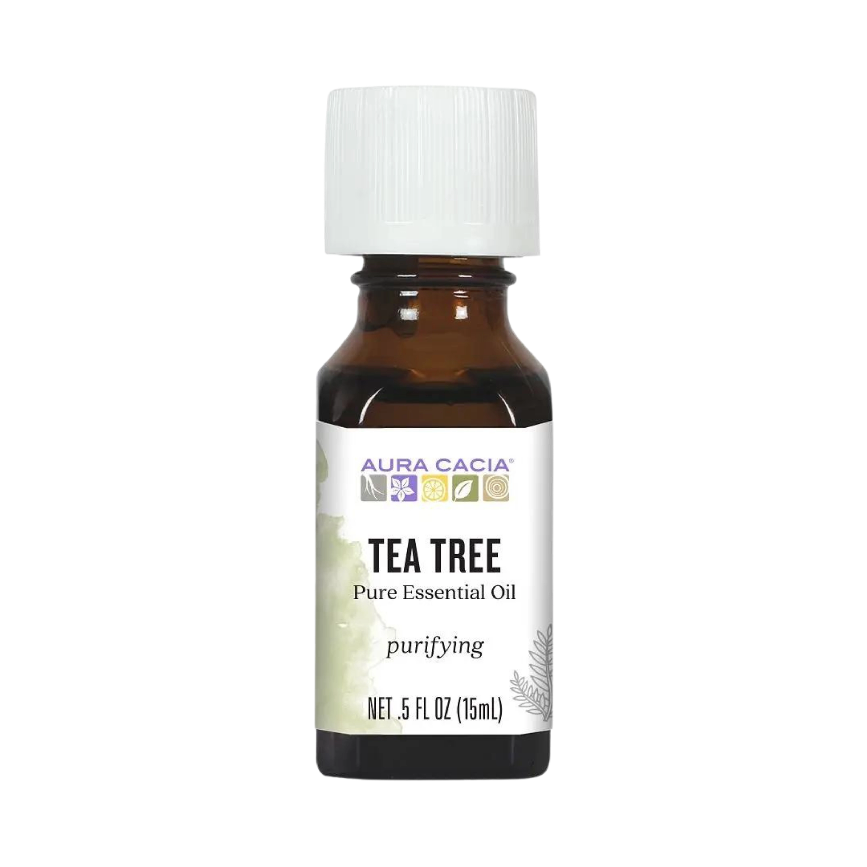 Aura Cacia, Tea Tree Essential Oil, 0.5 Oz