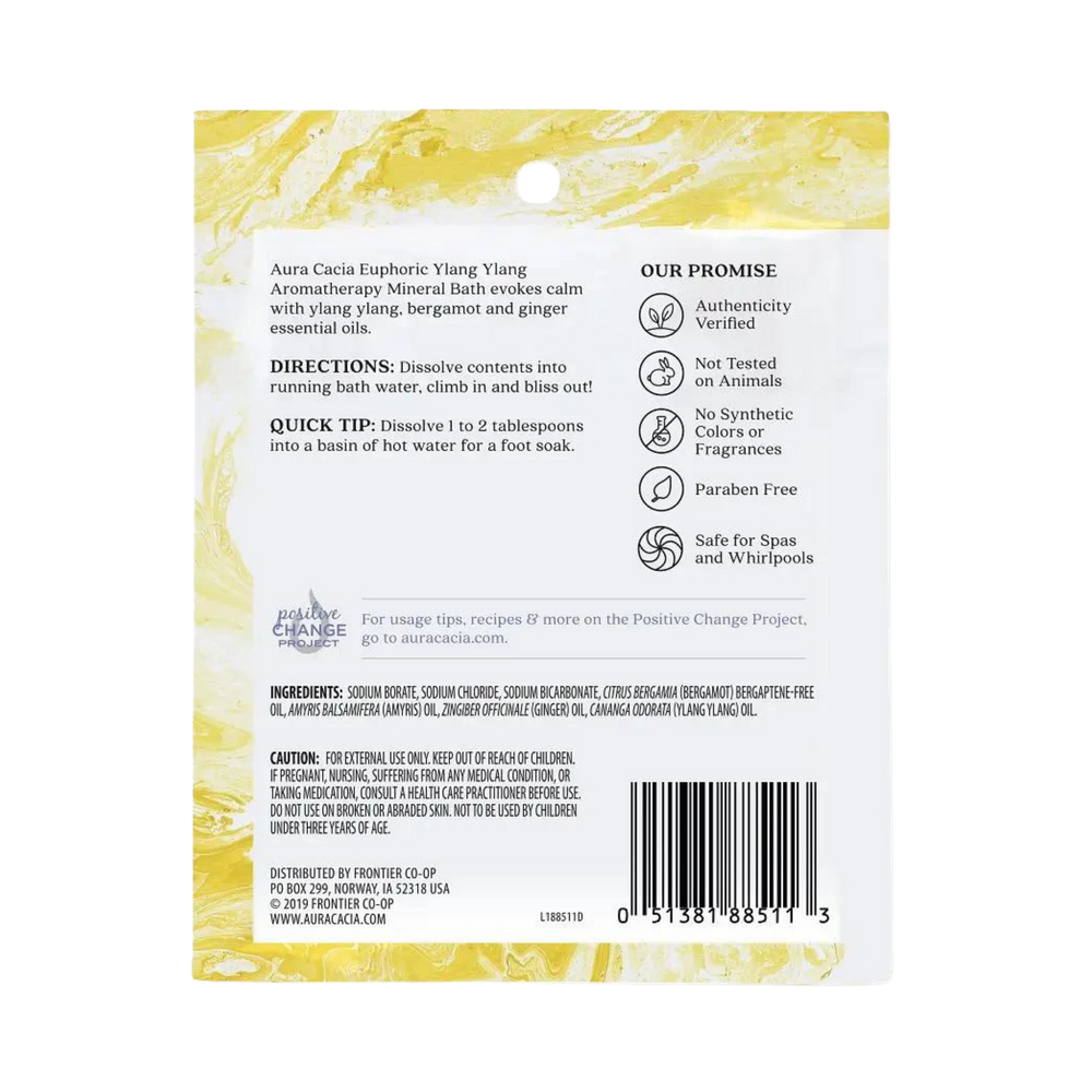 Aura Cacia, Ylang Ylang Mineral Bath, 2.5 Oz