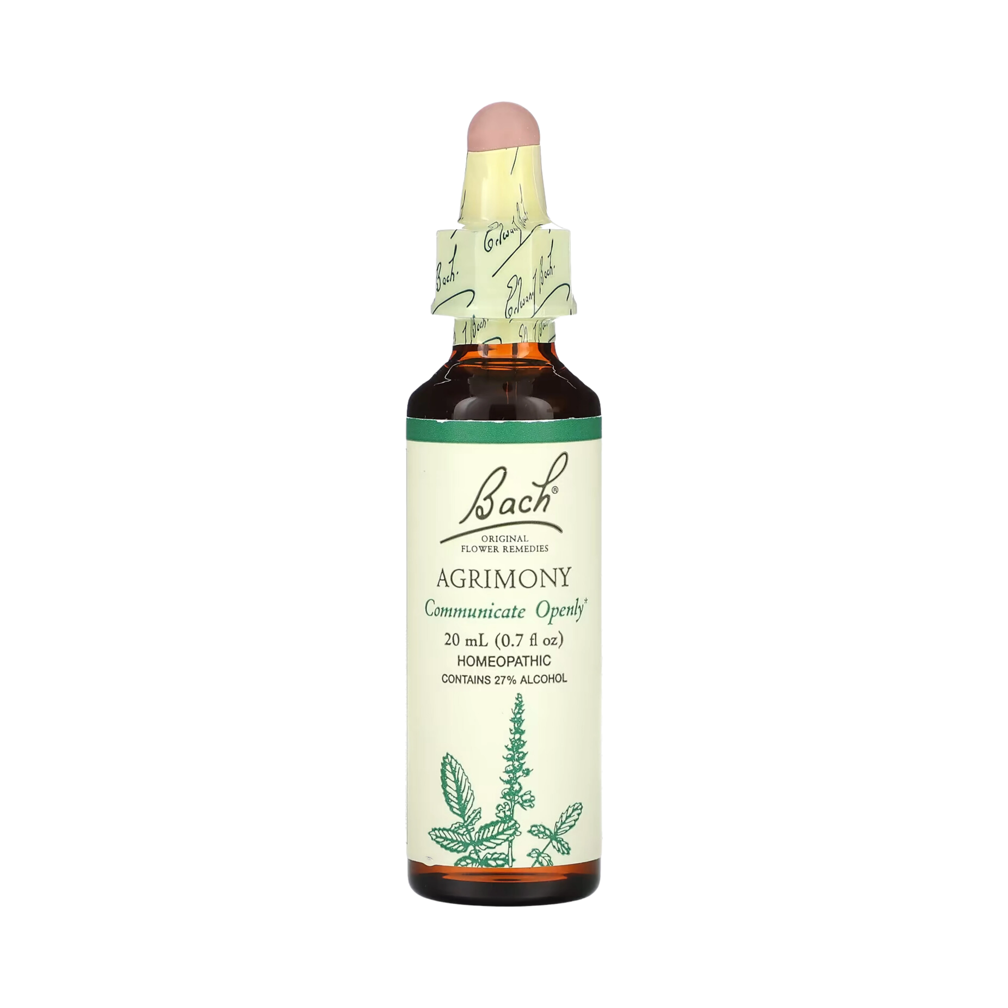 Bach, Original Flower Remedies, Agrimony, 20 Ml