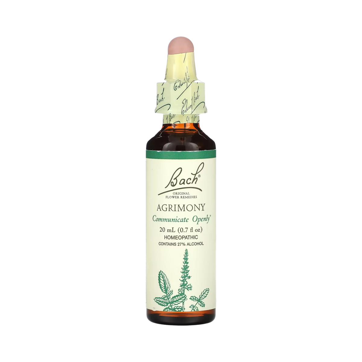 Bach, Original Flower Remedies, Agrimony, 20 Ml