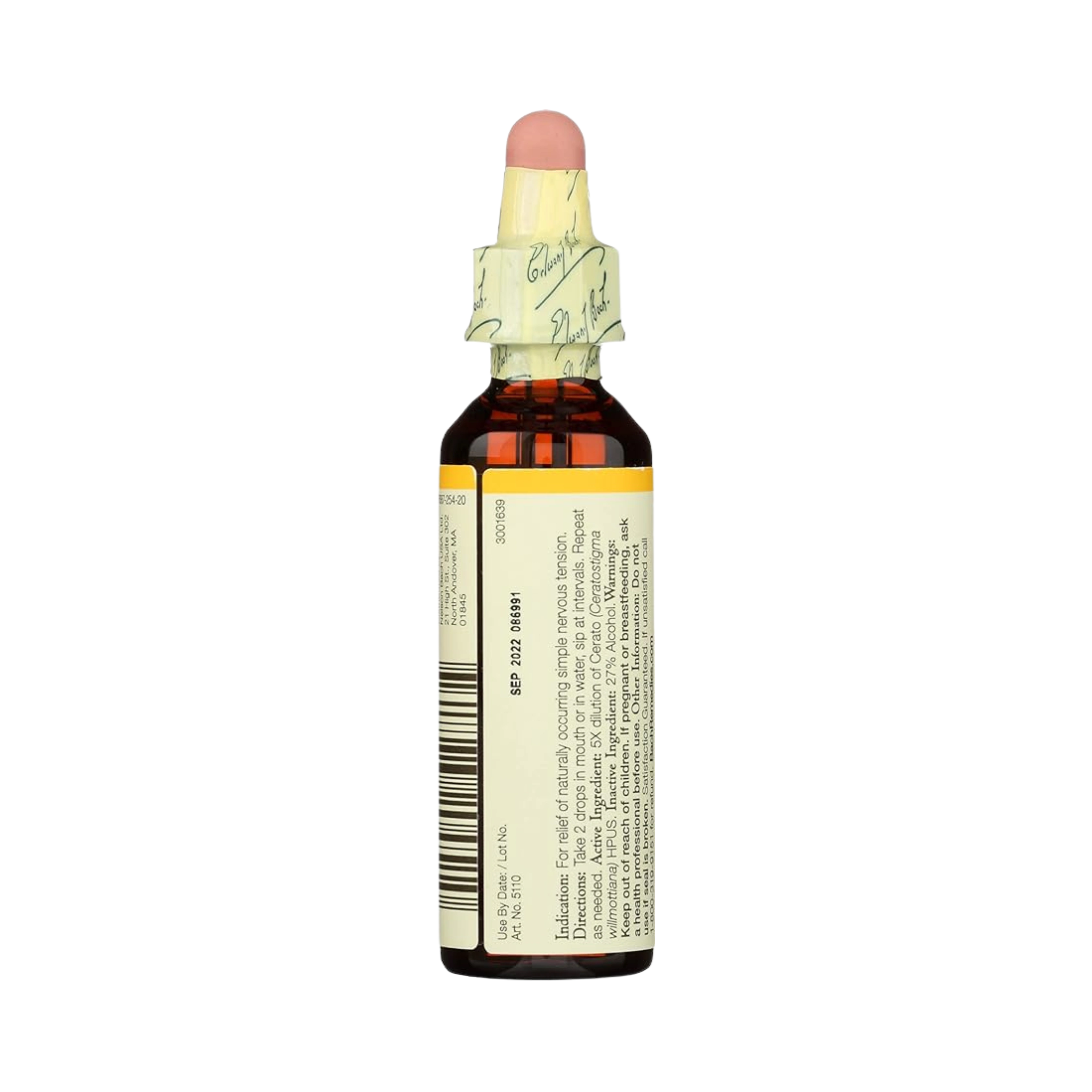 Bach, Original Flower Remedies, Cerato, 20 Ml
