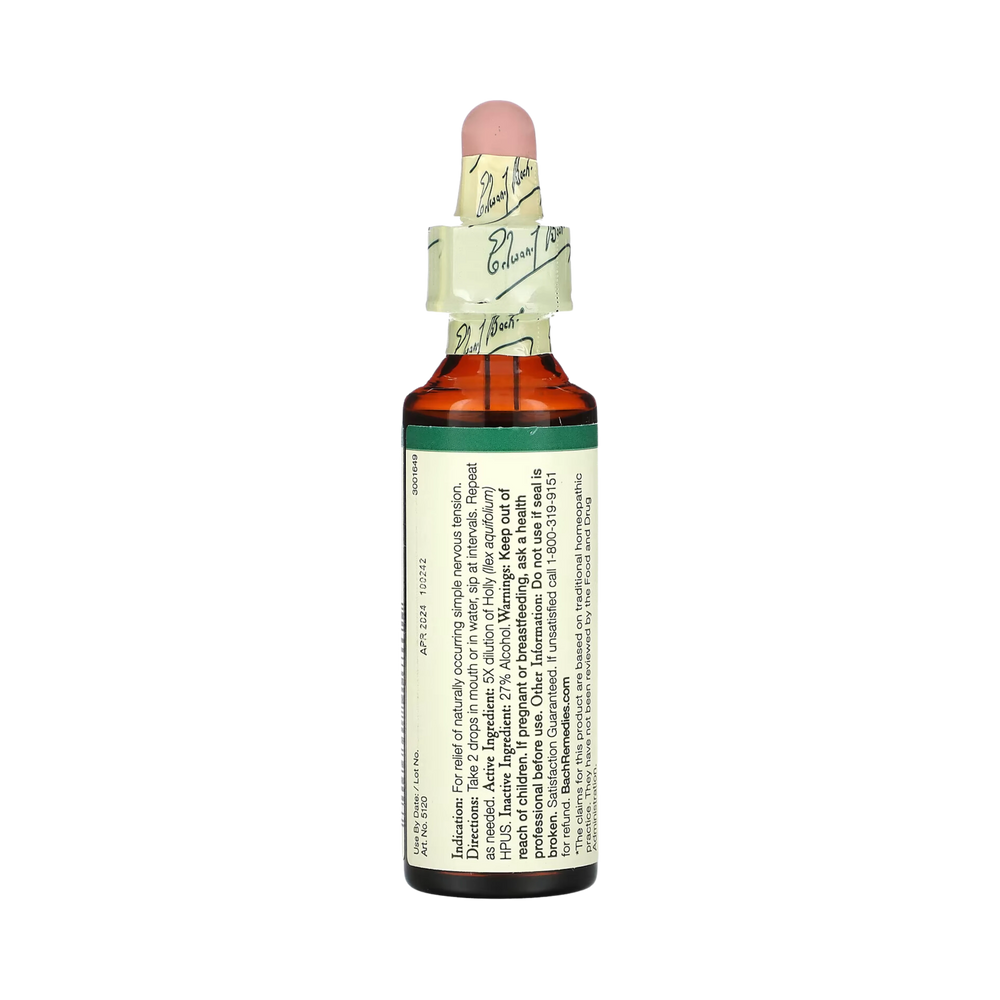 Bach, Original Flower Remedies, Holly, 20 Ml