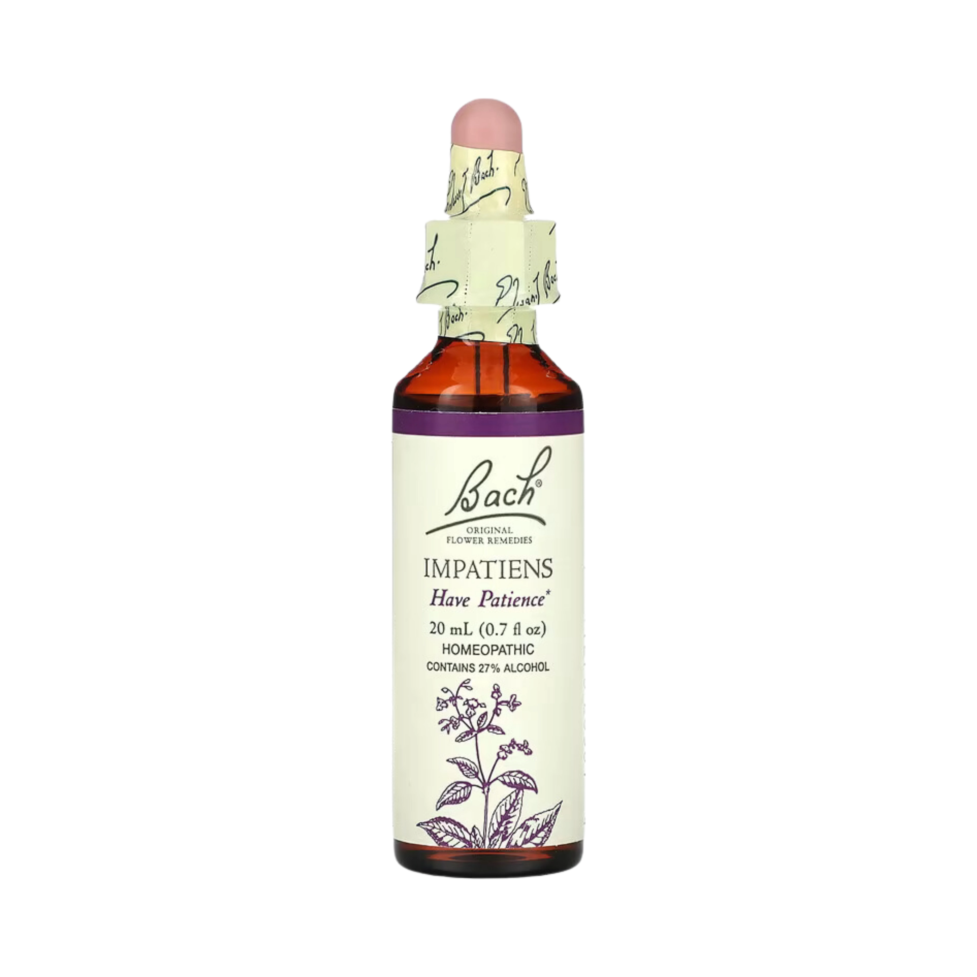Bach, Original Flower Remedies, Impatiens, 20 Ml