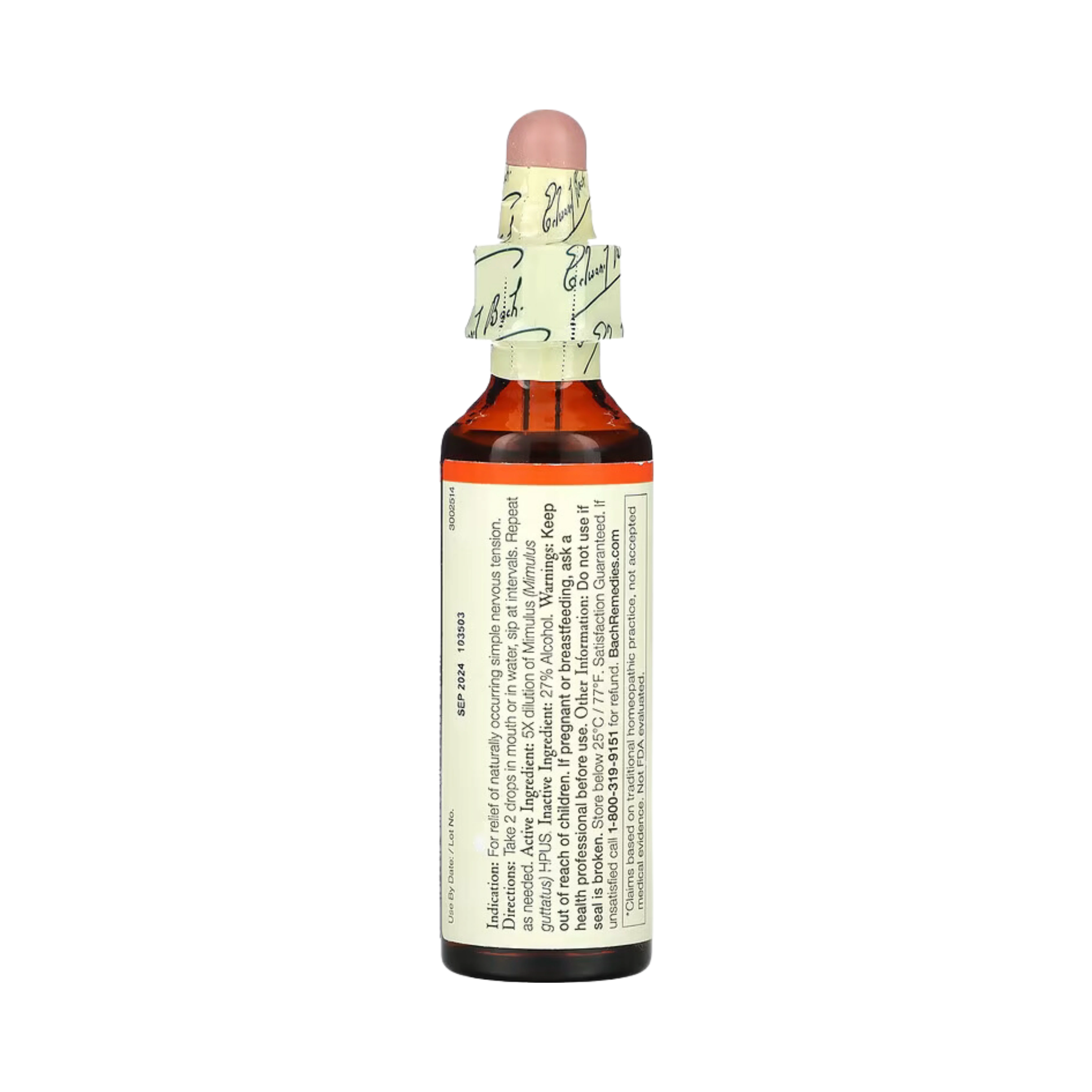 Bach, Original Flower Remedies, Mimulus, 20 Ml