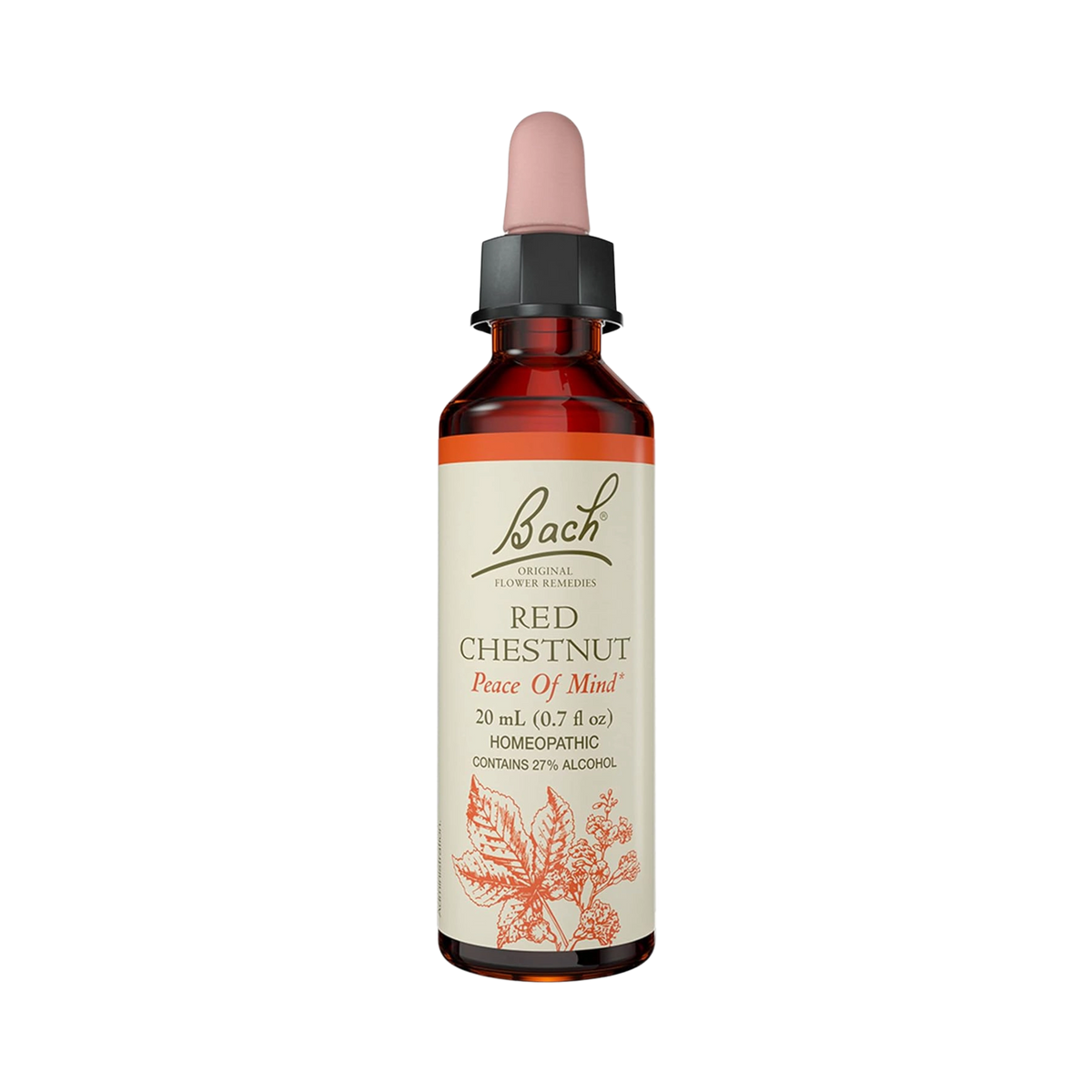 Bach, Original Flower Remedies, Red Chestnut, 20 Ml