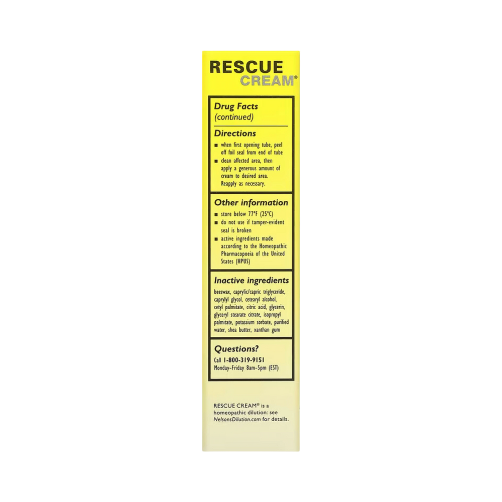 Bach, Original Flower Remedies, Rescue Cream, 30g