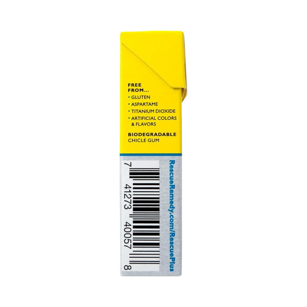 Bach, Original Flower Remedies, Rescue Plus Gum, 25 Pieces