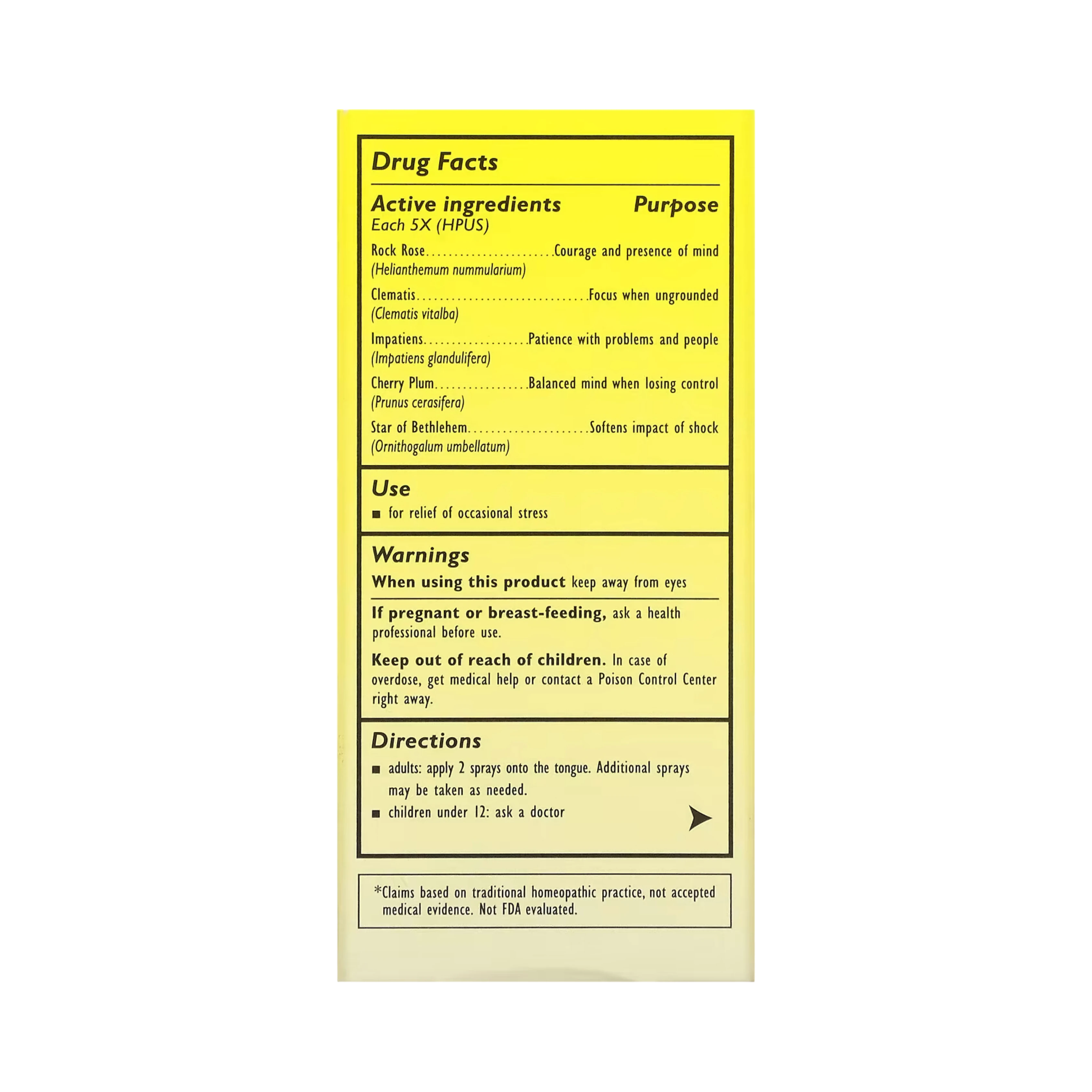 Bach, Original Flower Remedies, Rescue Remedy Spray, 20 ml