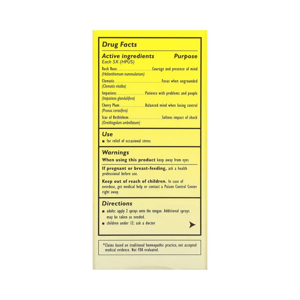 Bach, Original Flower Remedies, Rescue Remedy Spray, 20 ml