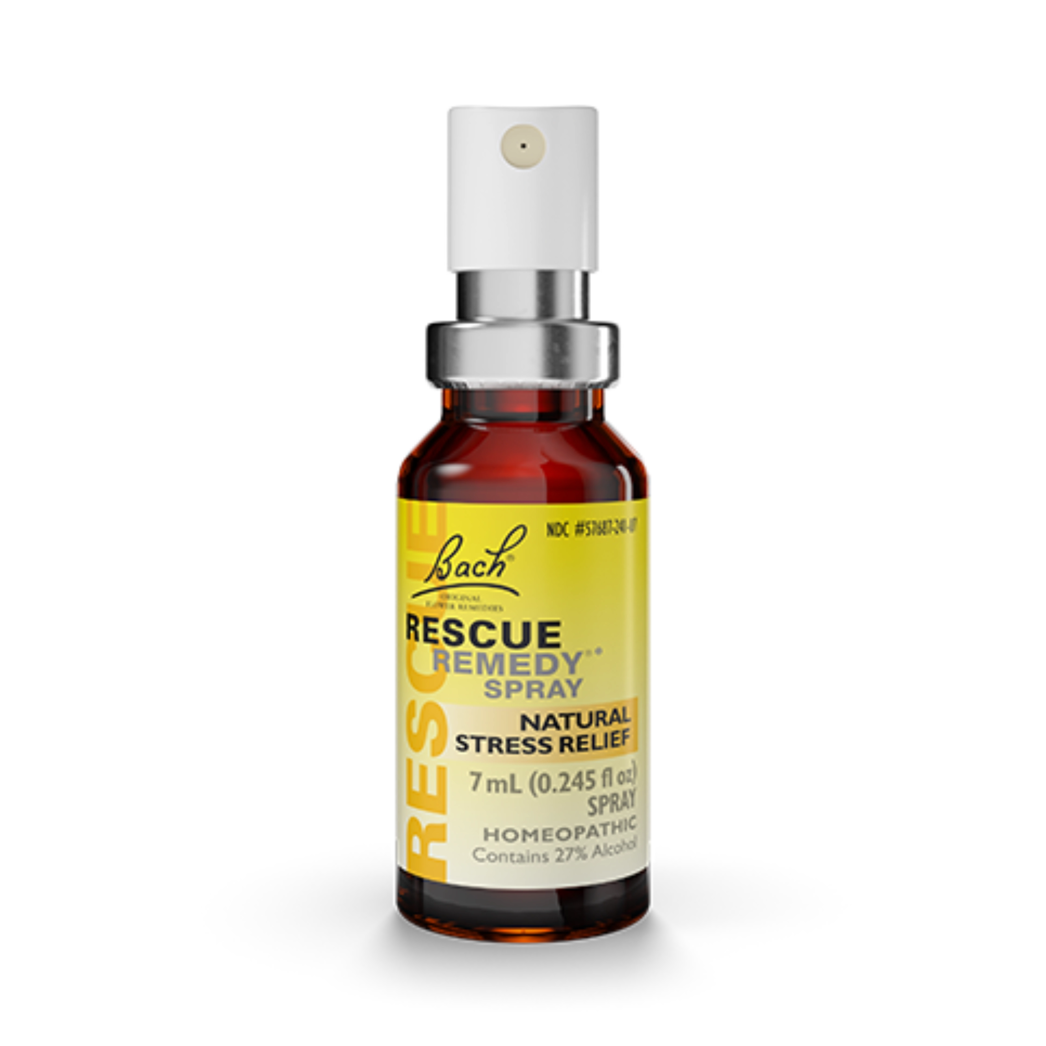 Bach, Original Flower Remedies, Rescue Remedy Spray, 7 Ml
