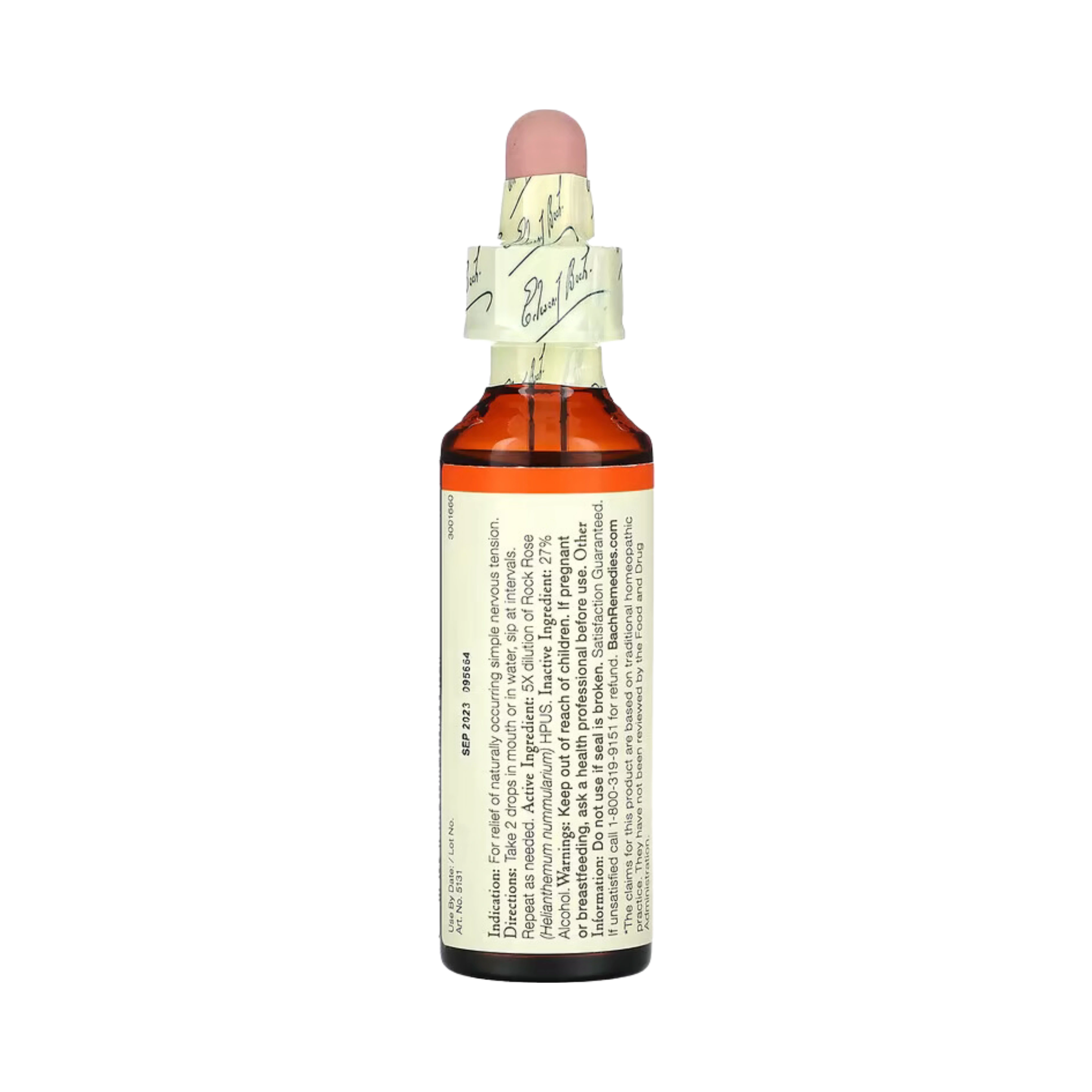 Bach, Original Flower Remedies, Rock Rose, 20 Ml