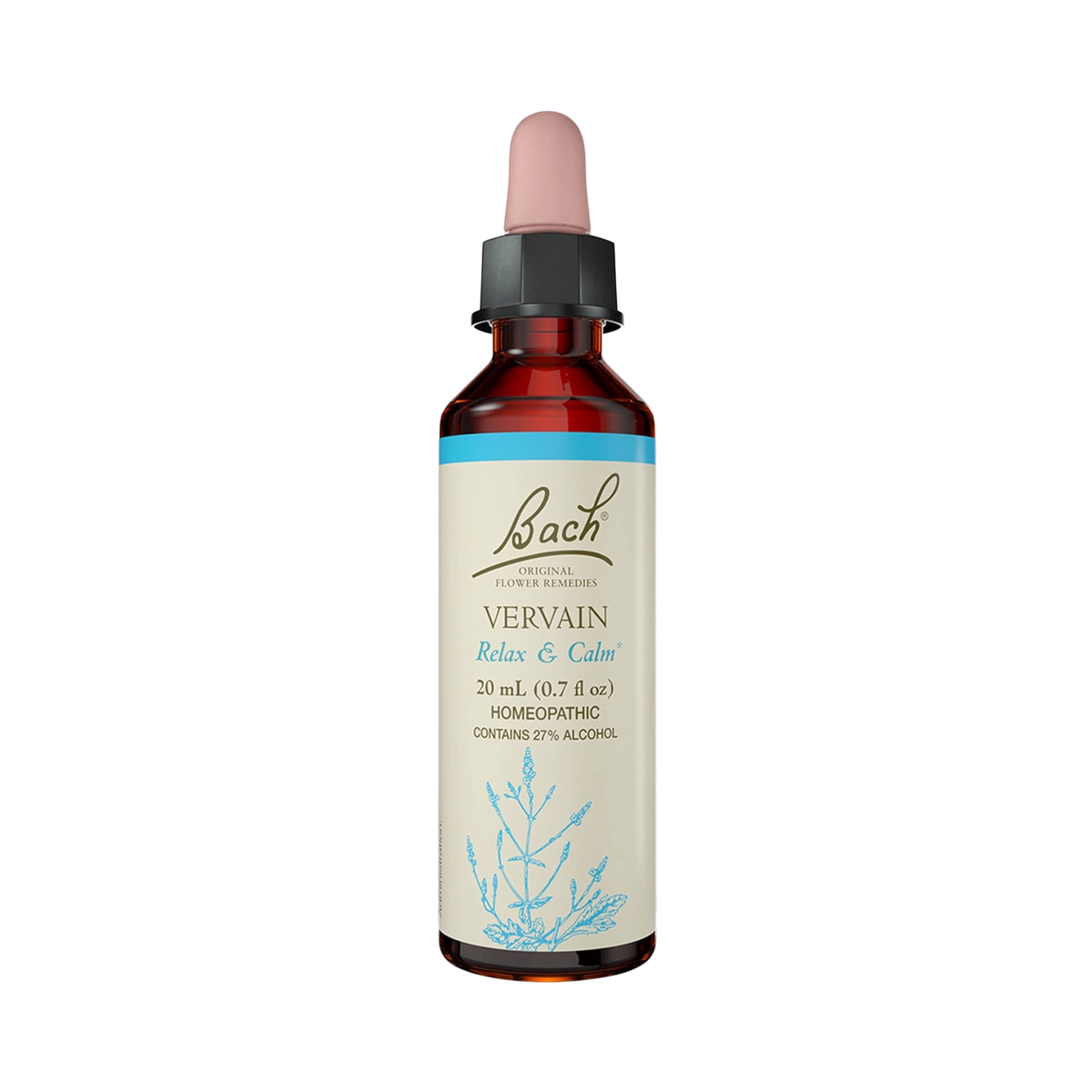 Bach, Original Flower Remedies, Vervain, 20 Ml