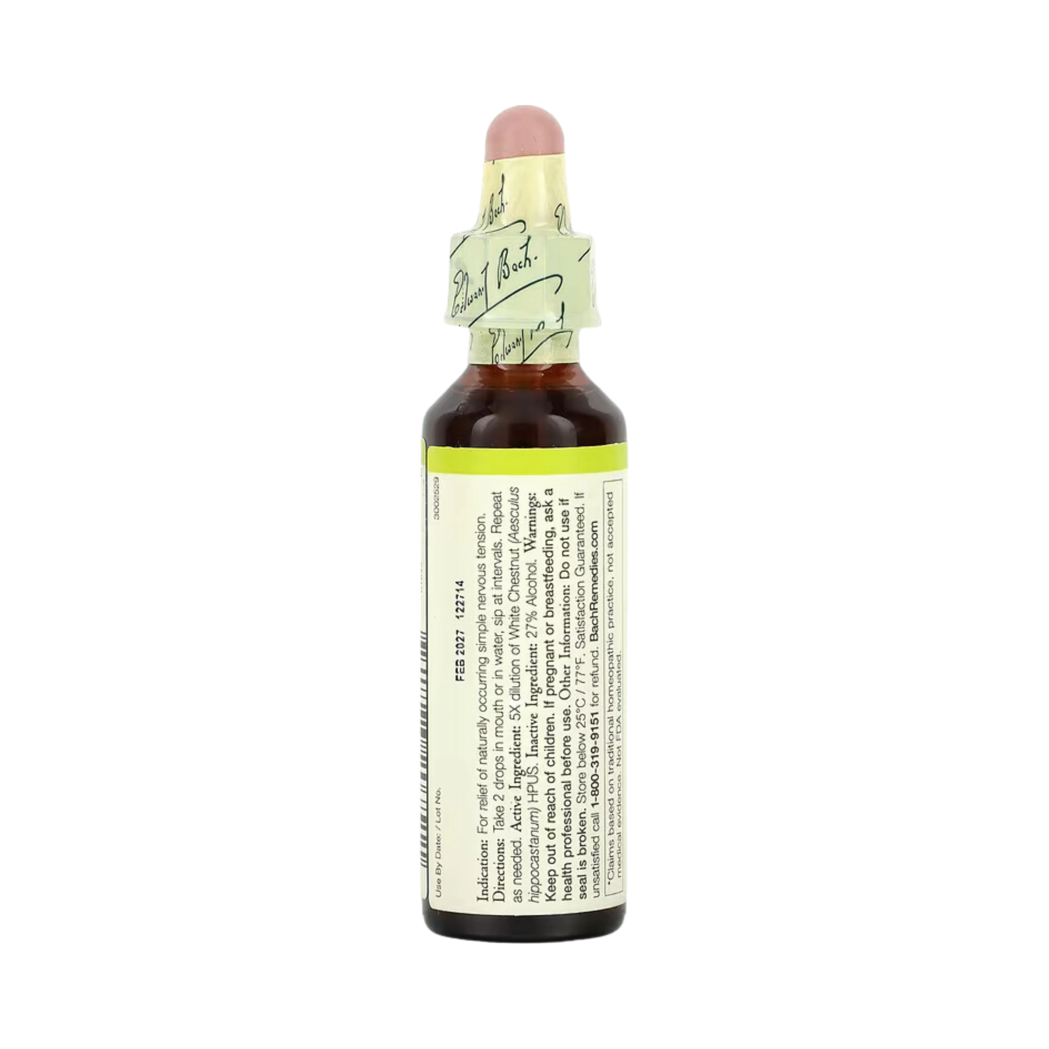 Bach, Original Flower Remedies, White Chestnut, 20 Ml