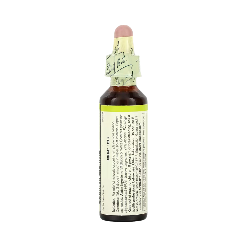 Bach, Original Flower Remedies, White Chestnut, 20 Ml