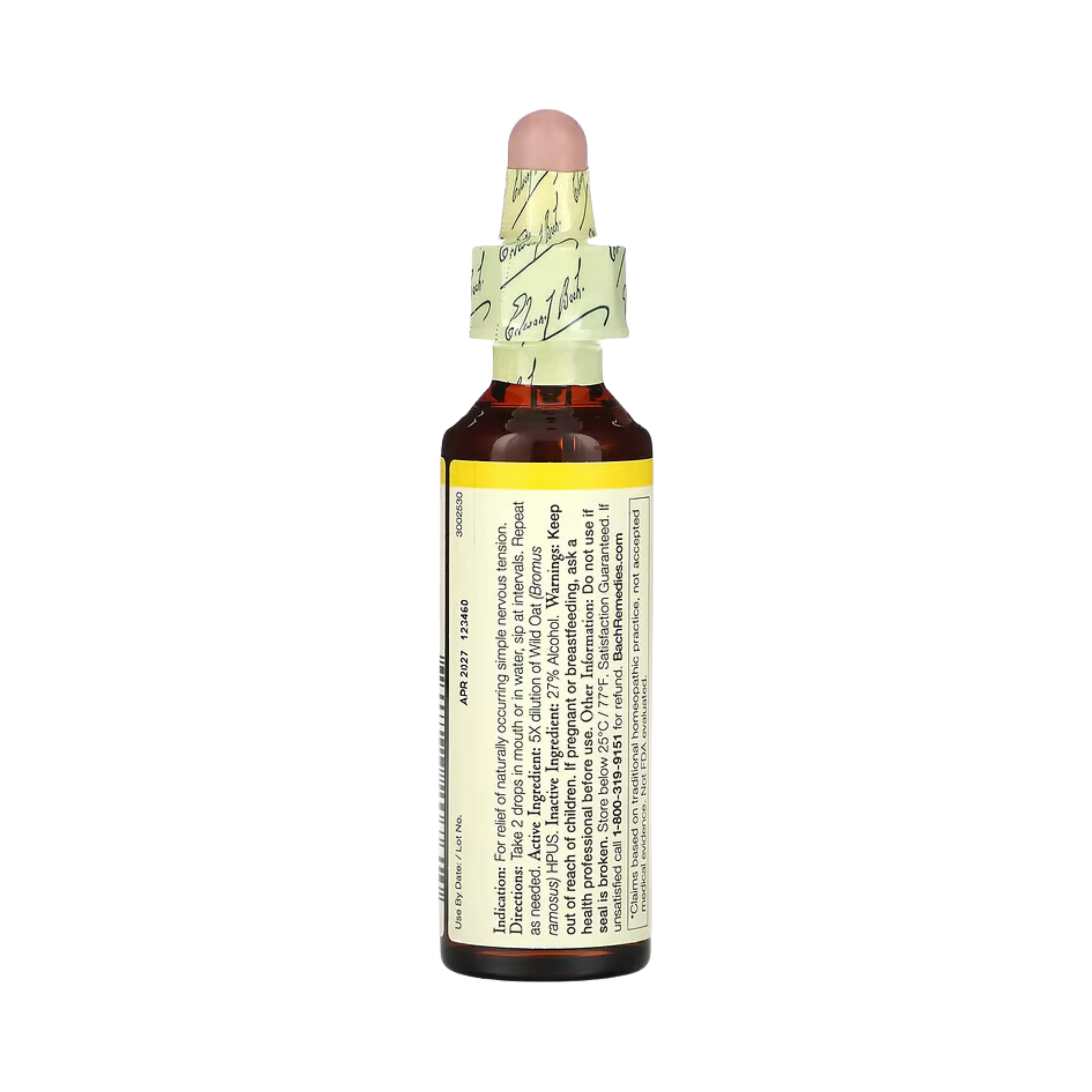 Bach, Original Flower Remedies, Wild Oat, 20 Ml