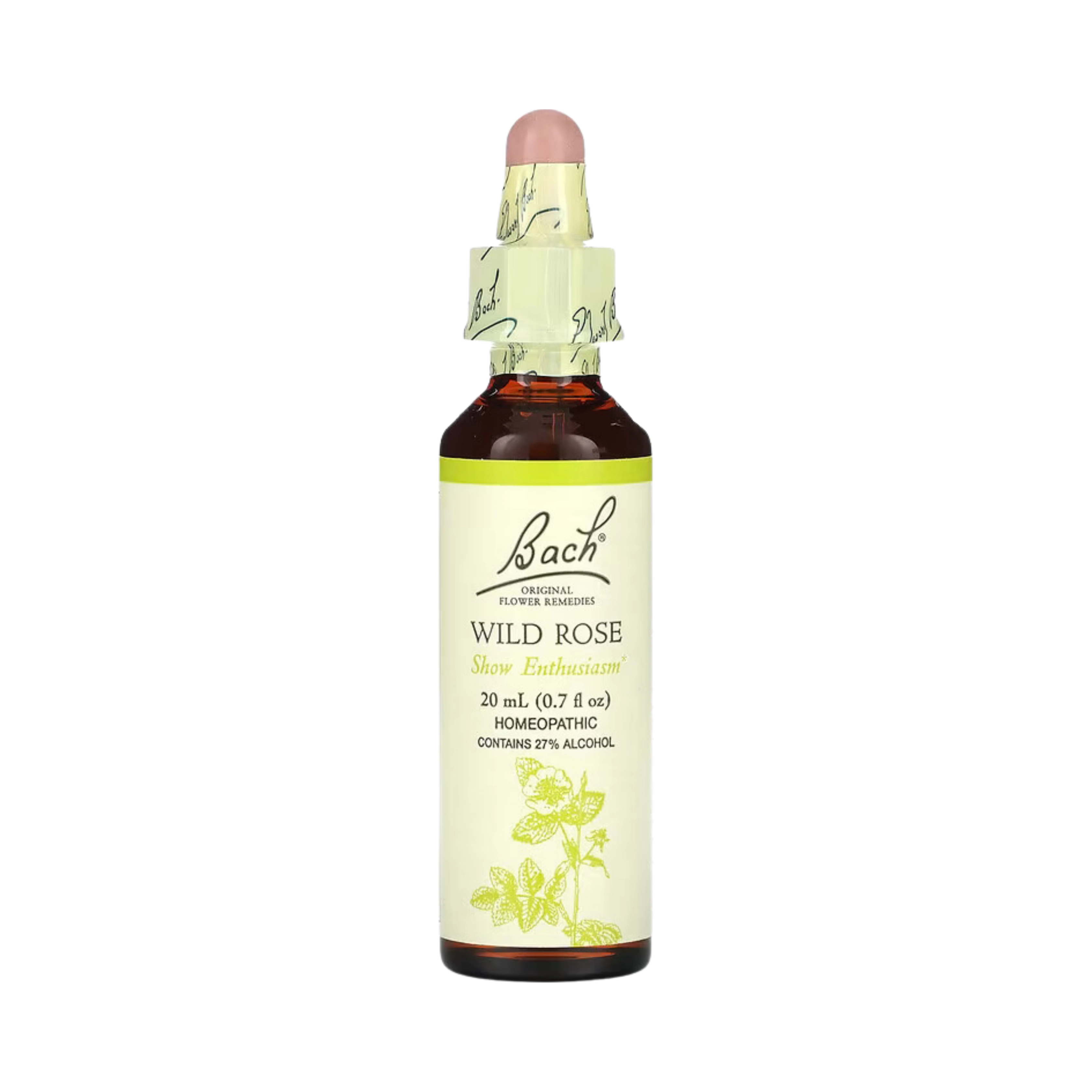 Bach, Original Flower Remedies, Wild Rose, 20 Ml
