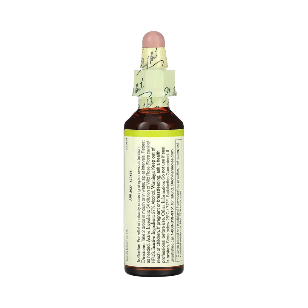 Bach, Original Flower Remedies, Wild Rose, 20 Ml