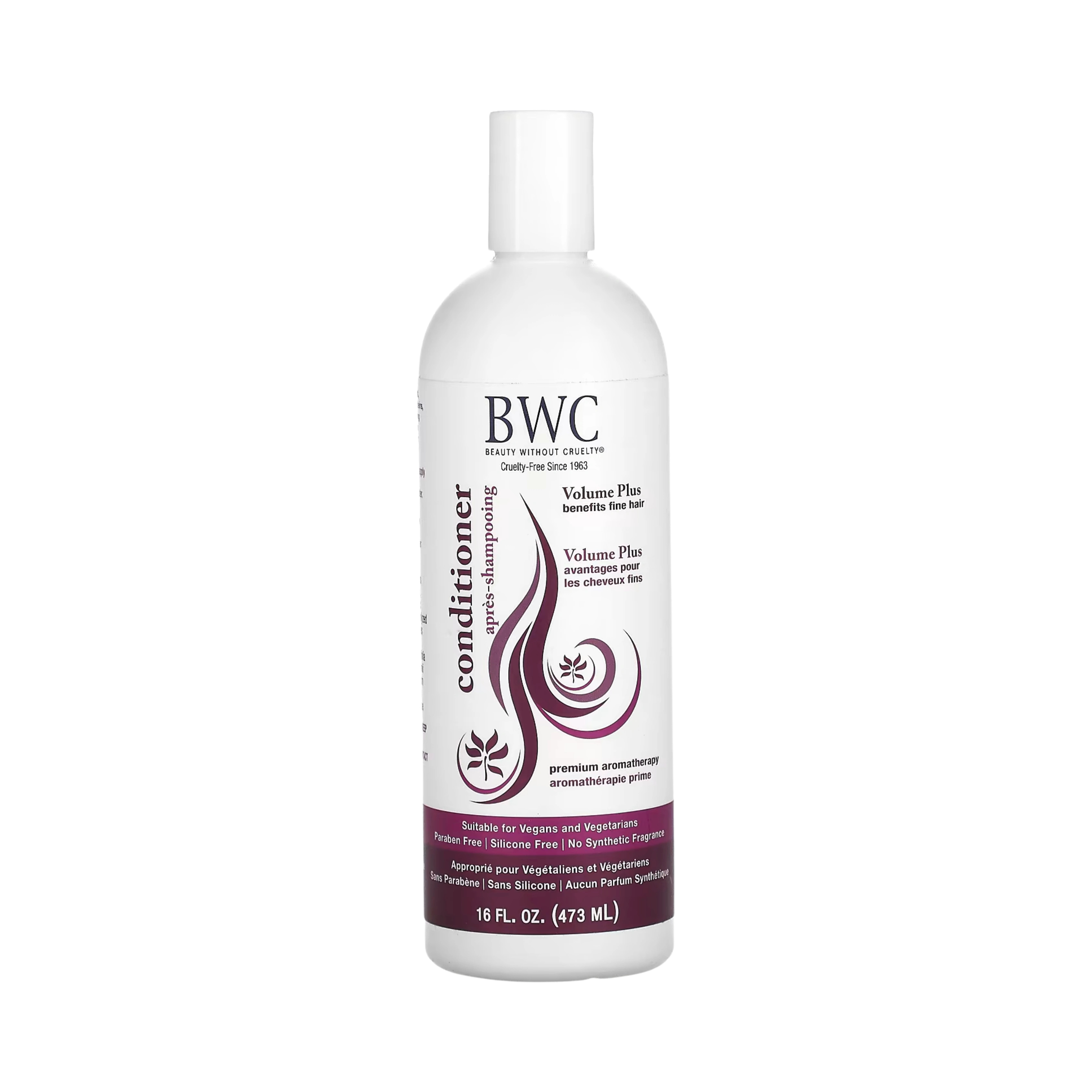 Beauty Without Cruelty, Conditioner, Volume Plus, For Fine Hair, 16 Fl Oz