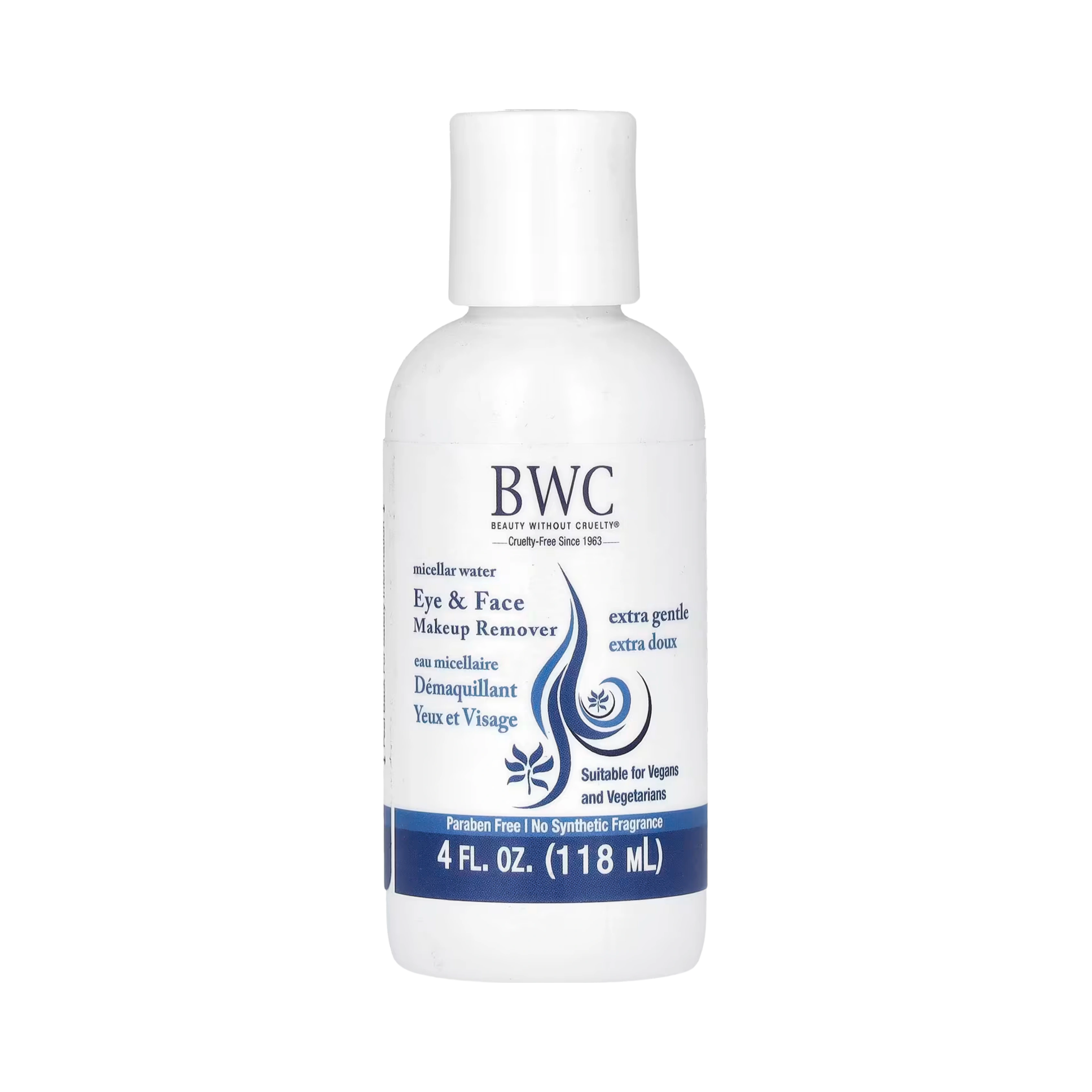 Beauty Without Cruelty, Eye & Face Makeup Remover, Extra Gentle, 4 Fl Oz