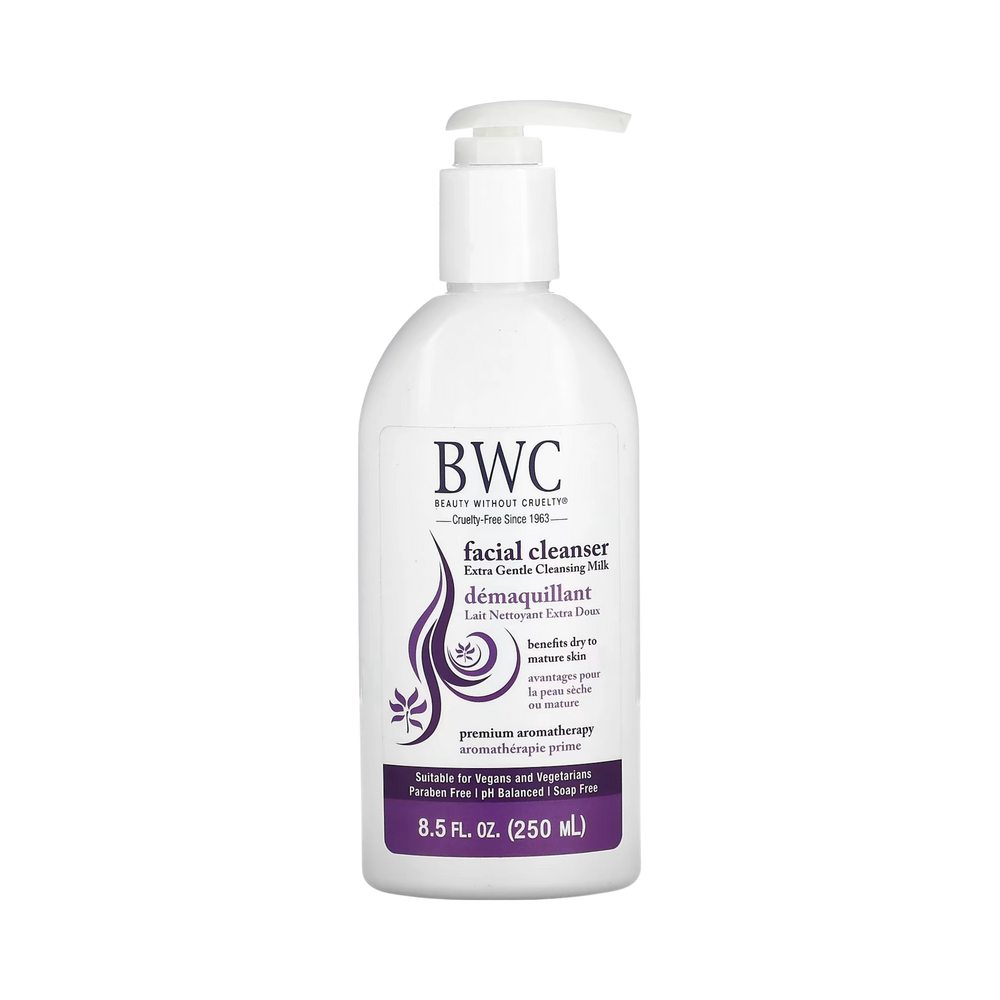 Beauty Without Cruelty, Facial Cleanser, Extra Gentle Cleansing Milk, 8.5 Fl Oz