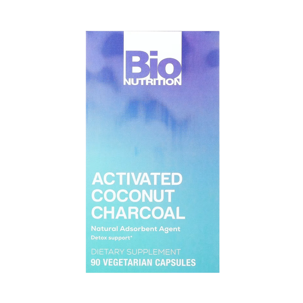 Bio Nutrition, Activated Coconut Charcoal, 90 Vegetarian Capsules