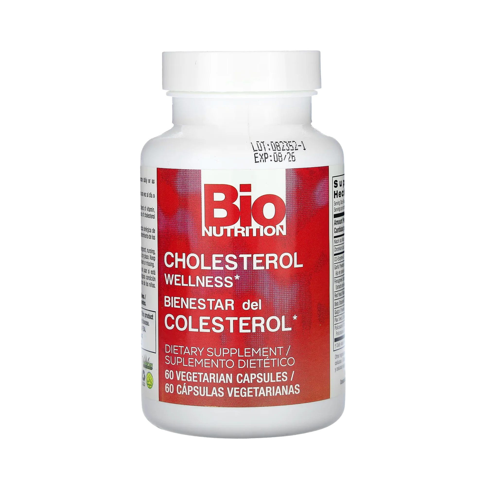 Bio Nutrition, Cholesterol Wellness, 60 Vegetarian Capsules