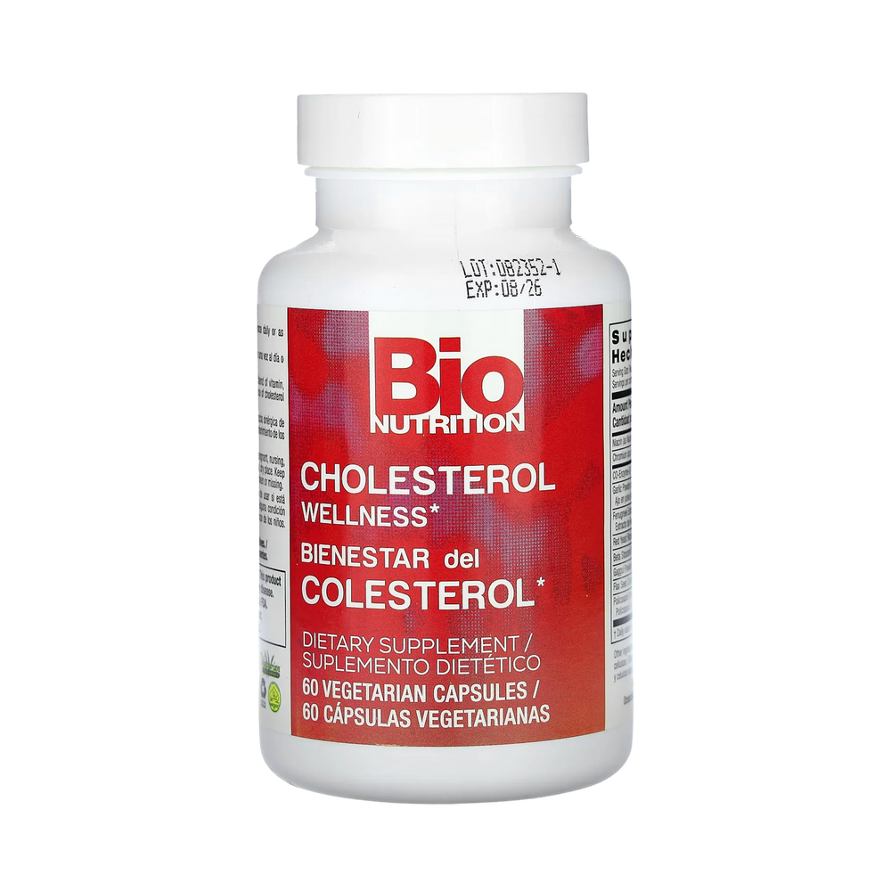 Bio Nutrition, Cholesterol Wellness, 60 Vegetarian Capsules