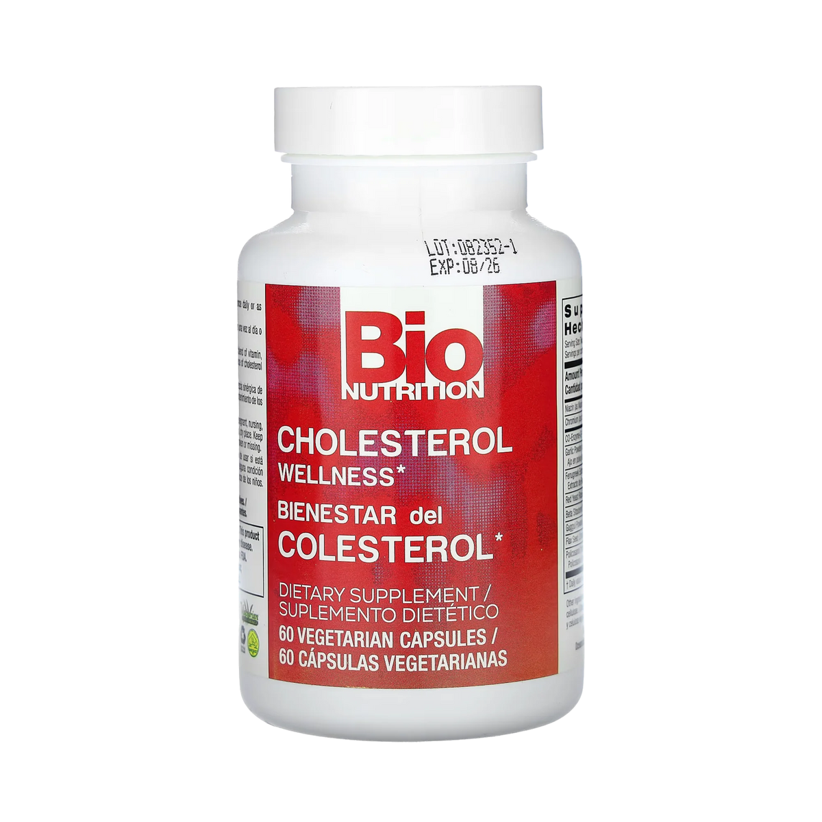 Bio Nutrition, Cholesterol Wellness, 60 Vegetarian Capsules