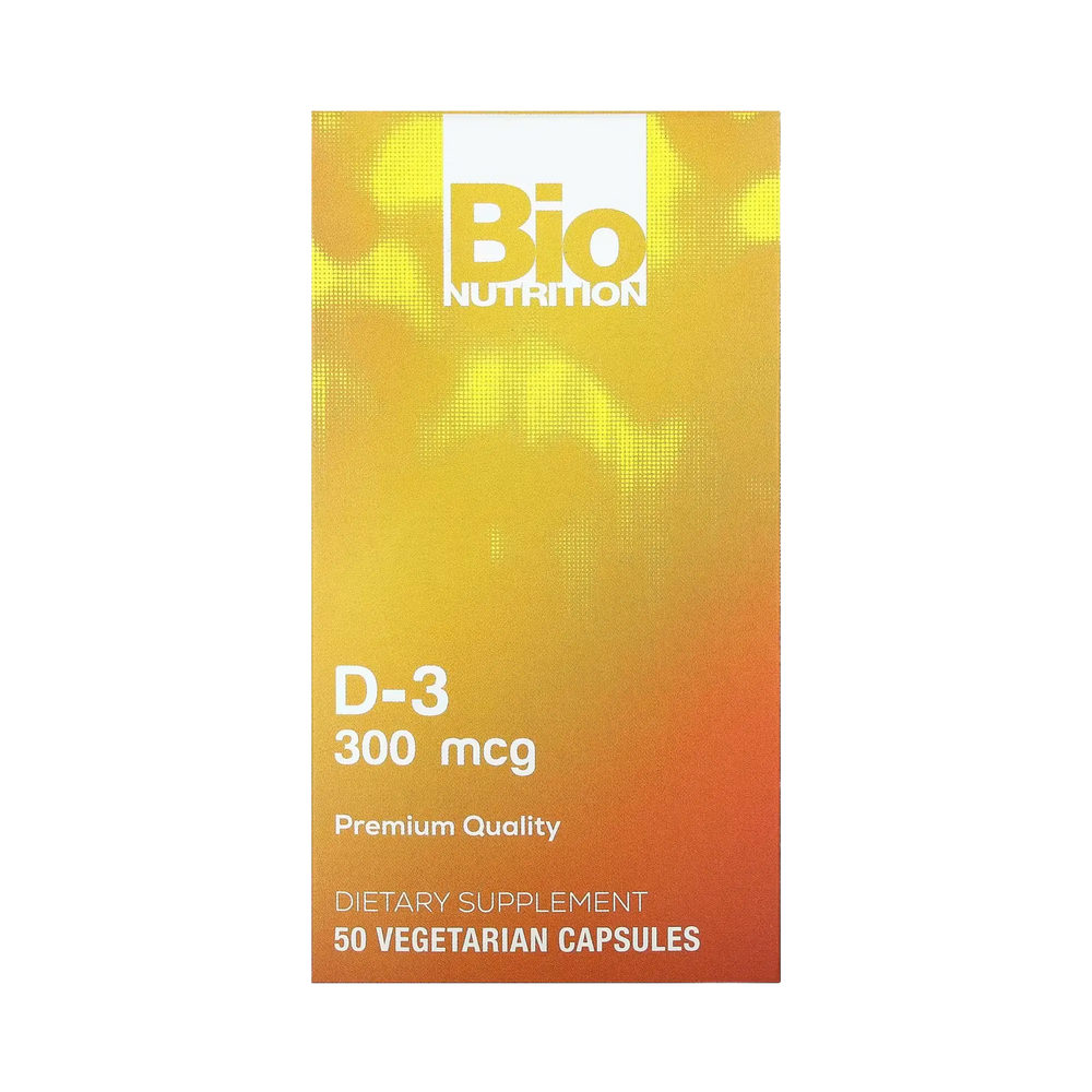 Bio Nutrition, D-3, 300 Mcg, 50 Vegetarian Capsules