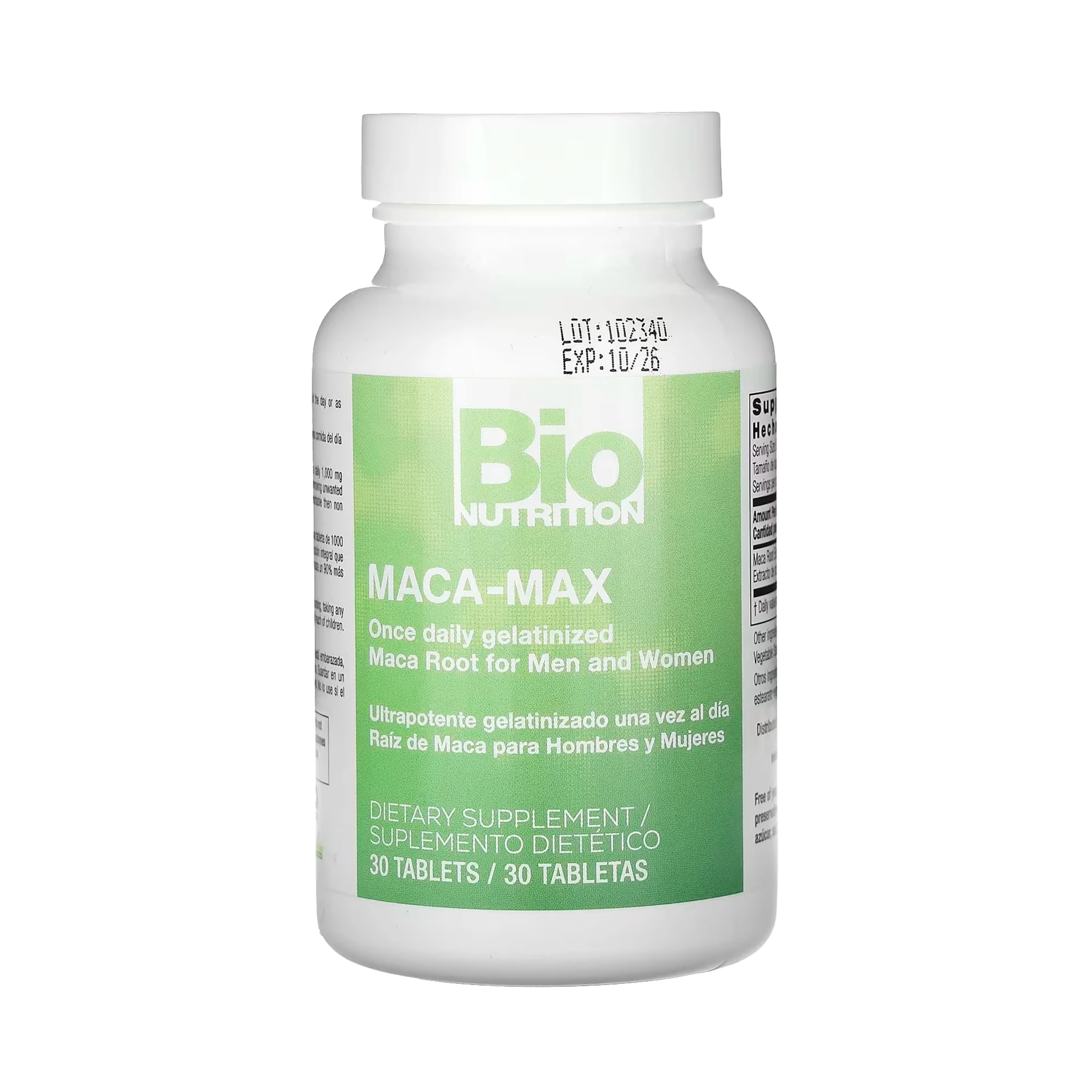 Bio Nutrition, Maca-Max, For Men and Women, 1,000 Mg, 30 Tablets
