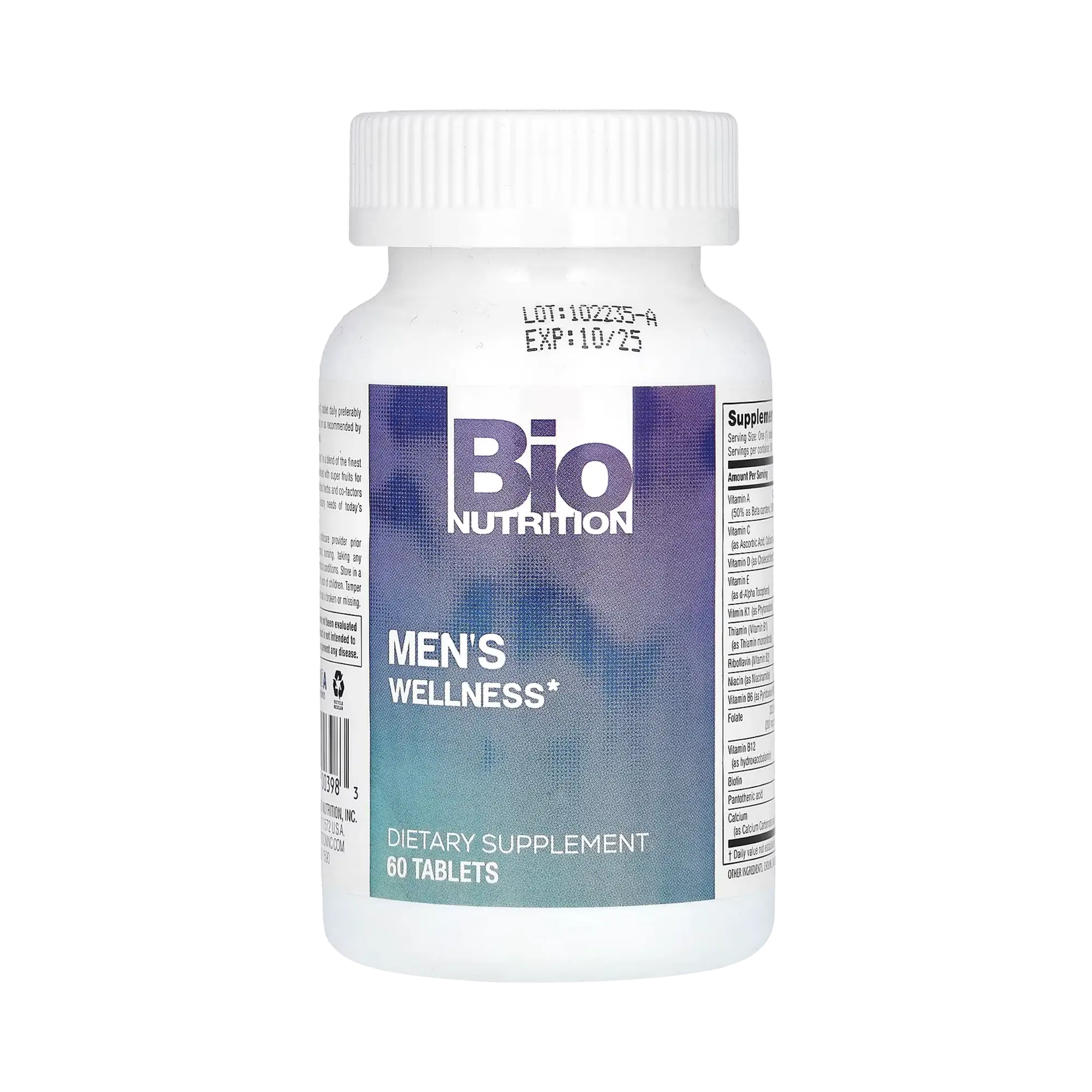 Bio Nutrition, Men's Wellness, 60 Tablets