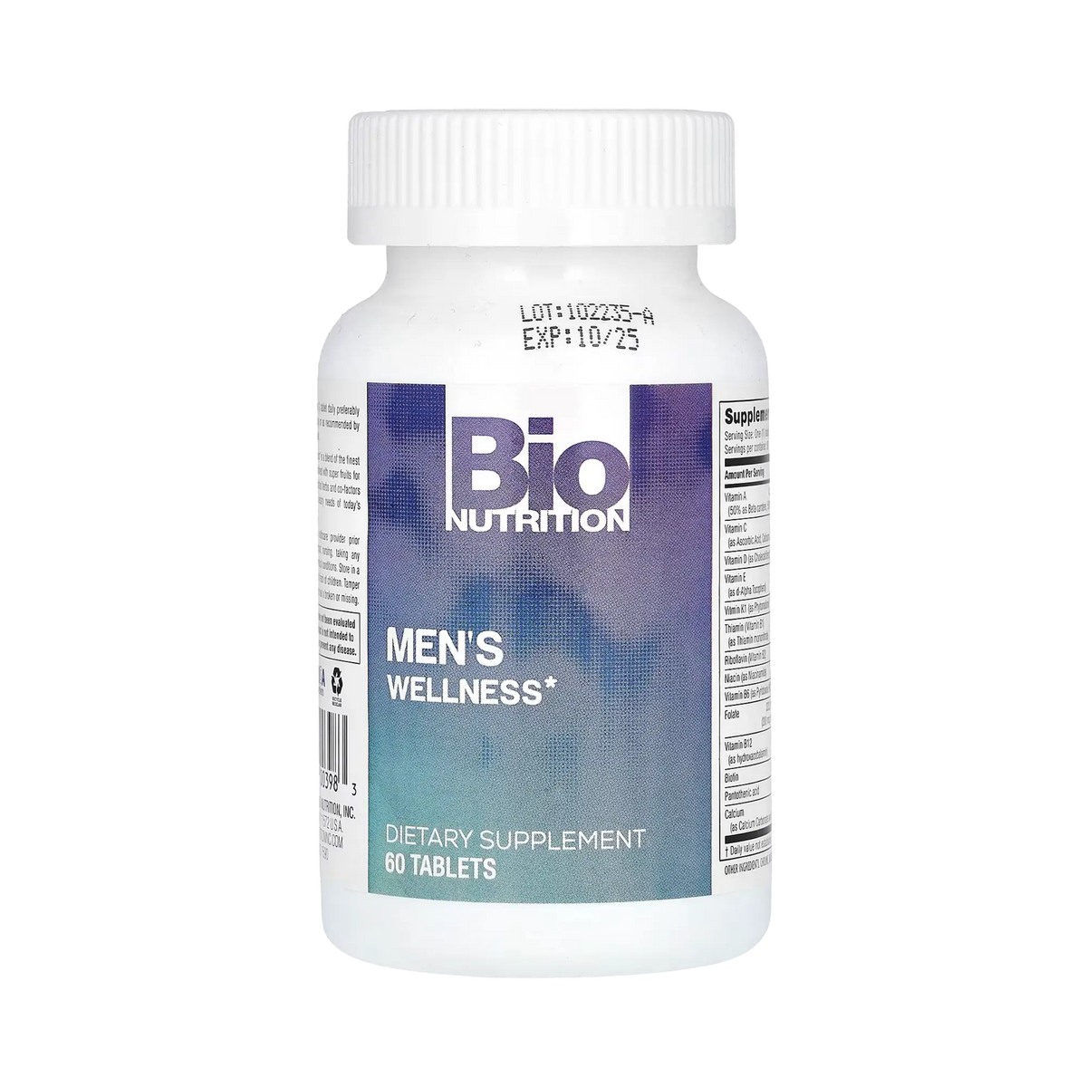 Bio Nutrition, Men's Wellness, 60 Tablets