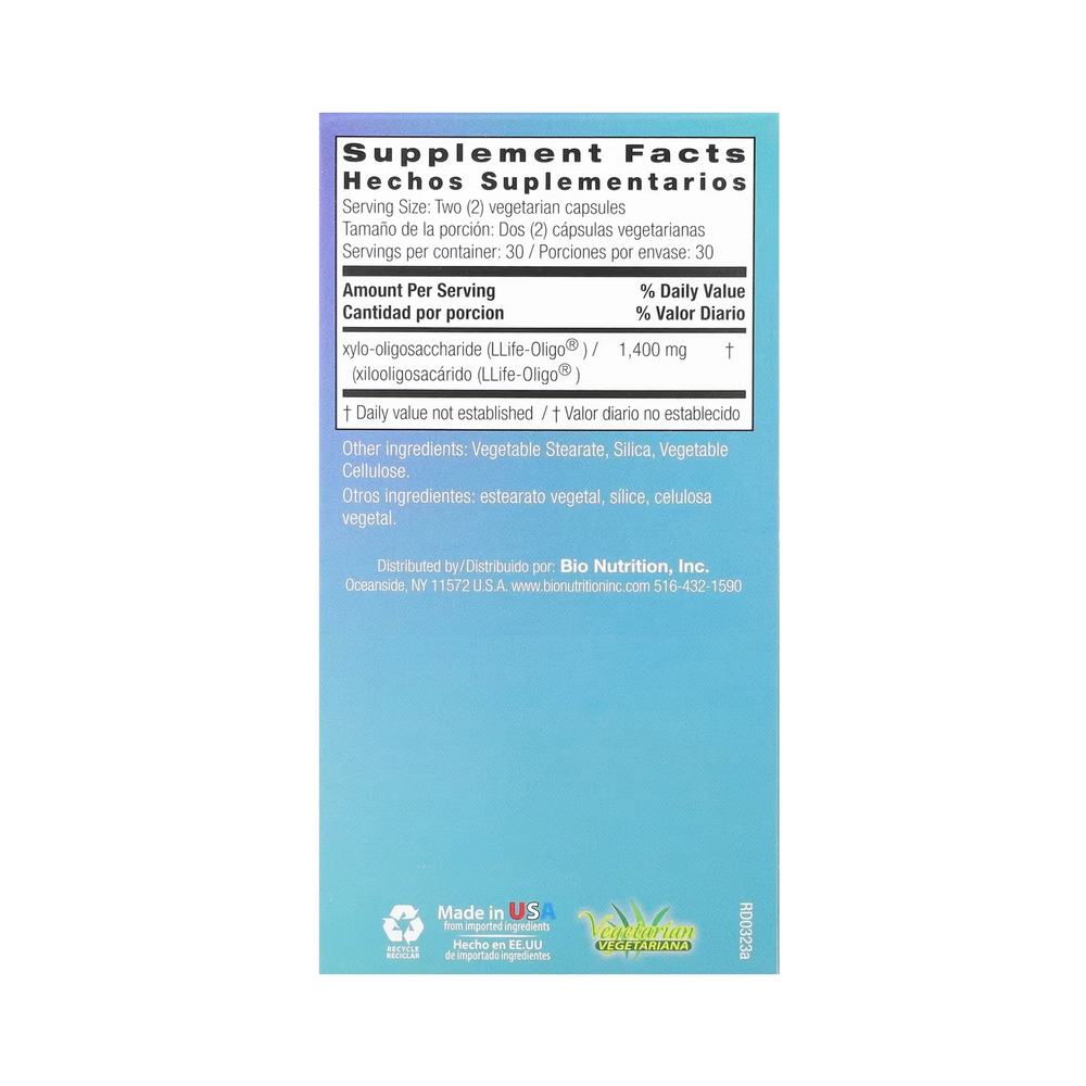 Bio Nutrition, Pre-Biotic, 60 Vegetarian Capsules