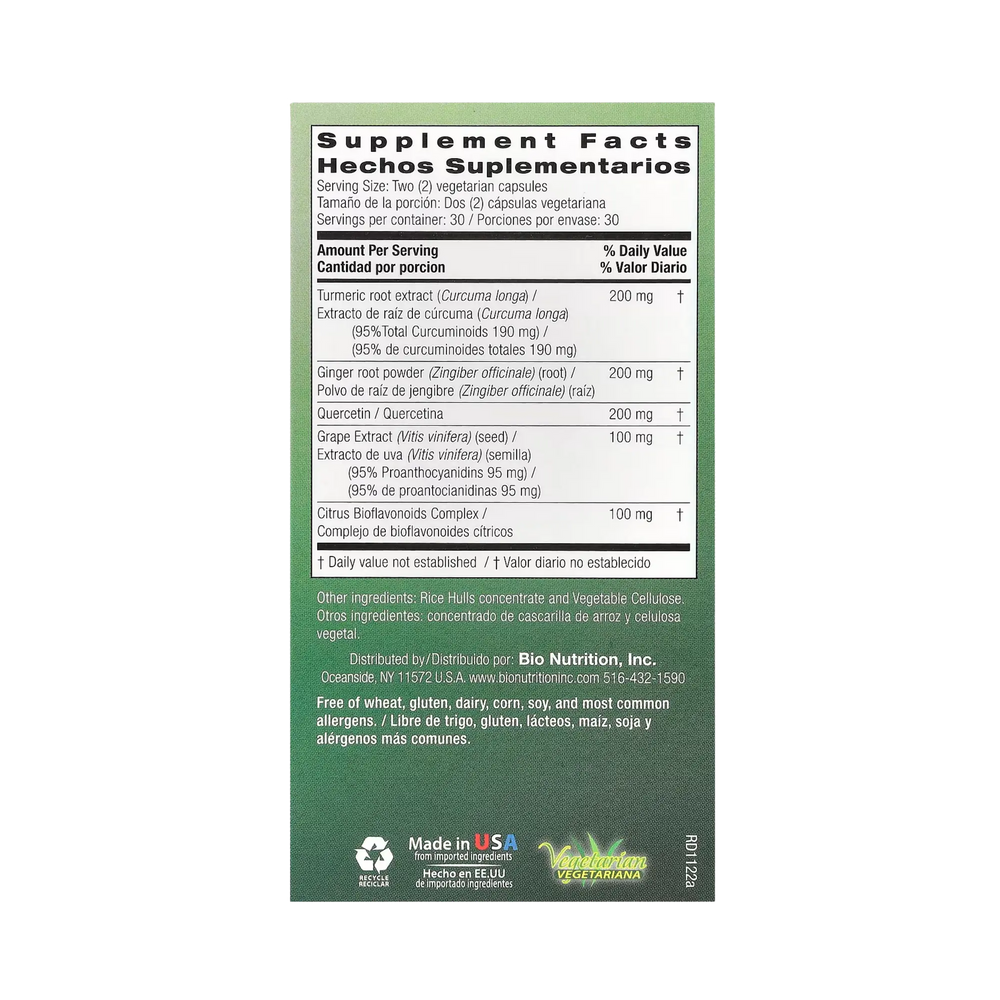 Bio Nutrition, Seasonal Wellness, 60 Vegetarian Capsules