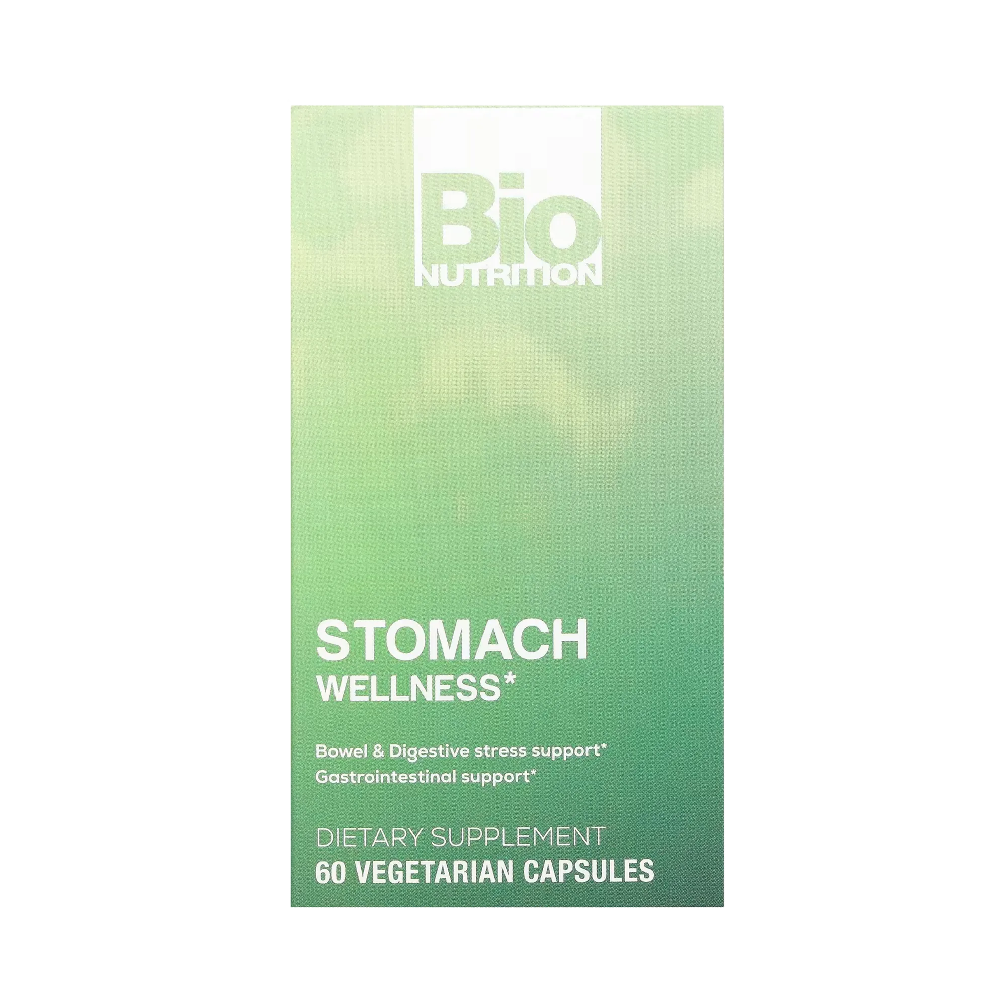 Bio Nutrition, Stomach Wellness, 60 Vegetarian Capsules