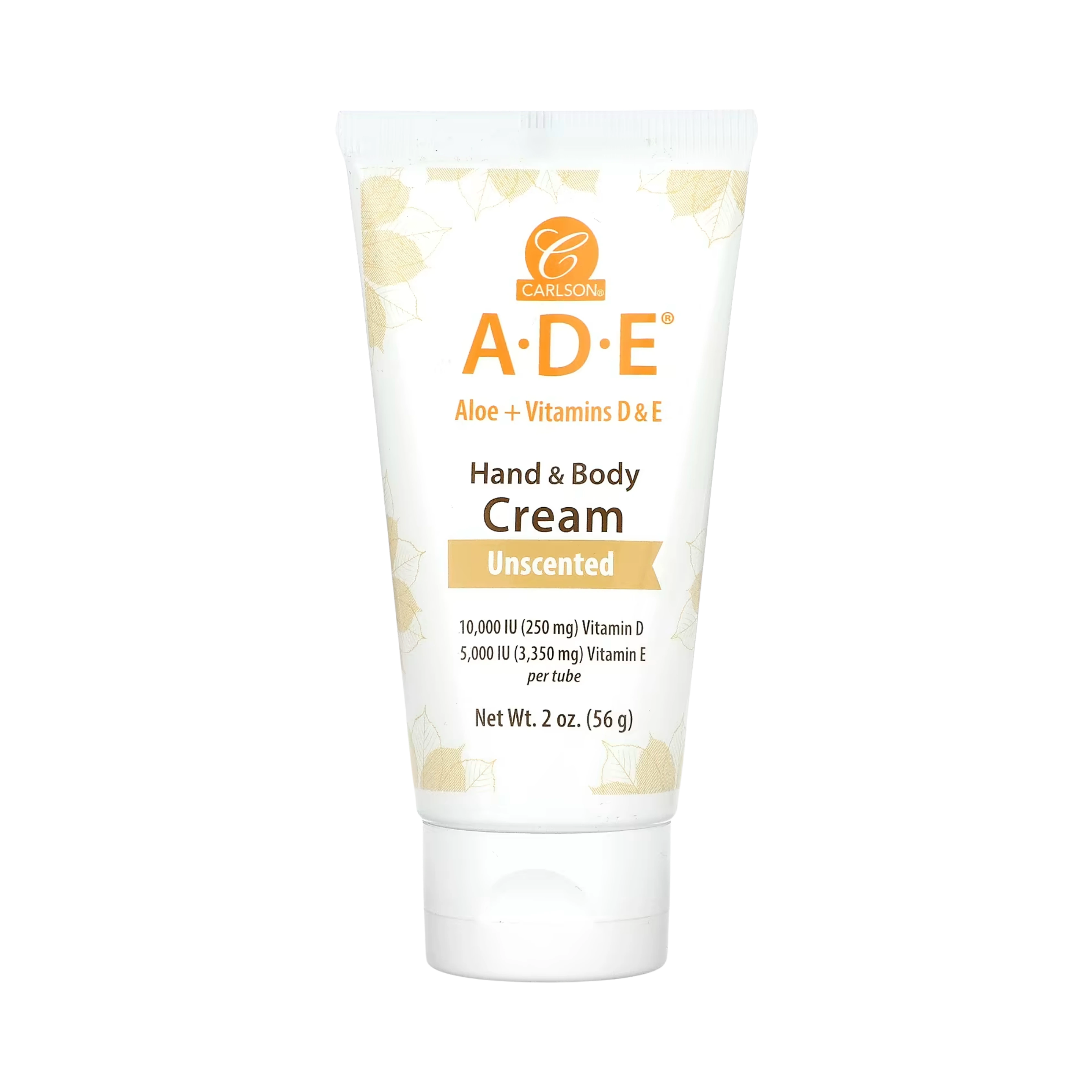 Carlson, A-D-E Hand & Body Cream, Unscented, 2 Oz