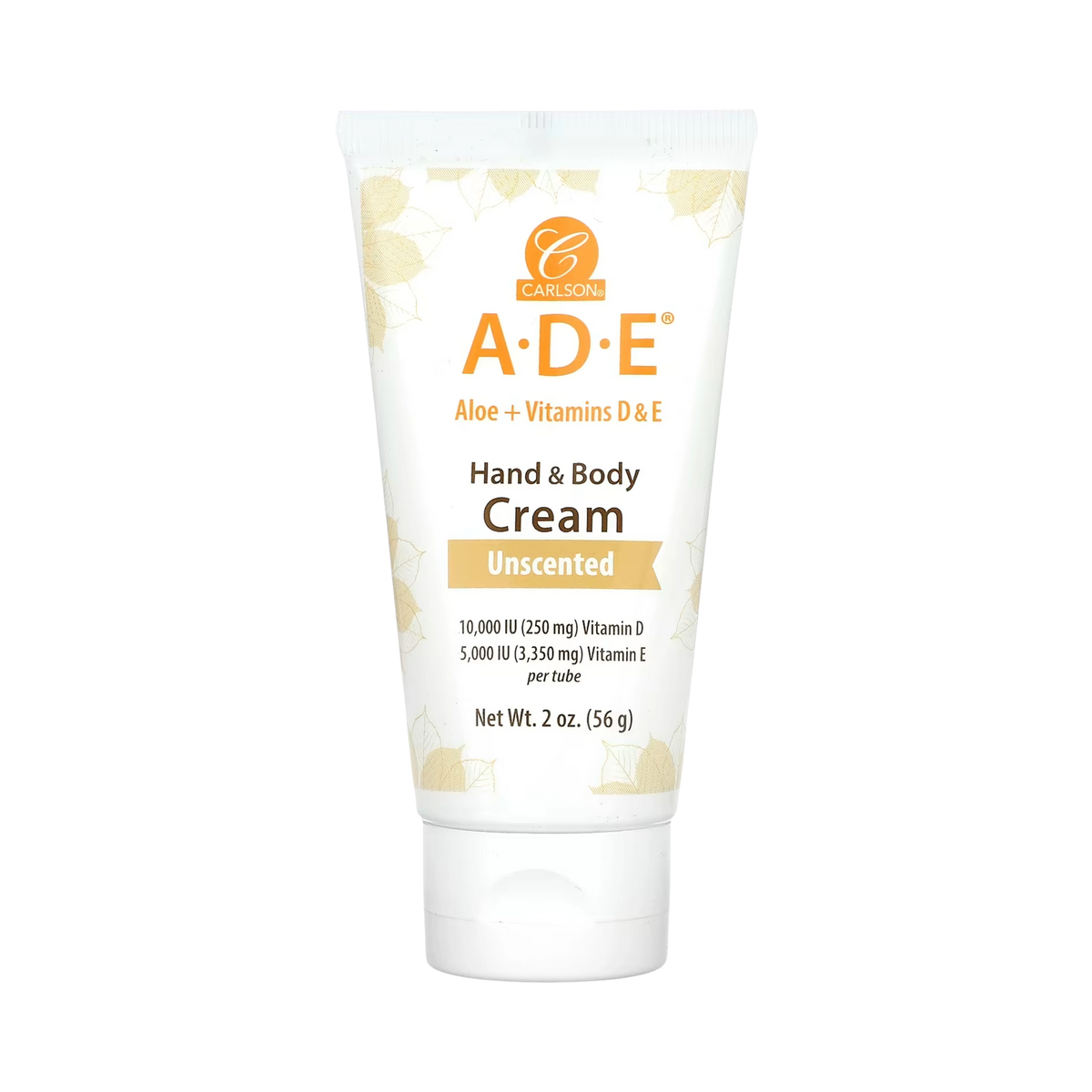 Carlson, A-D-E Hand & Body Cream, Unscented, 2 Oz