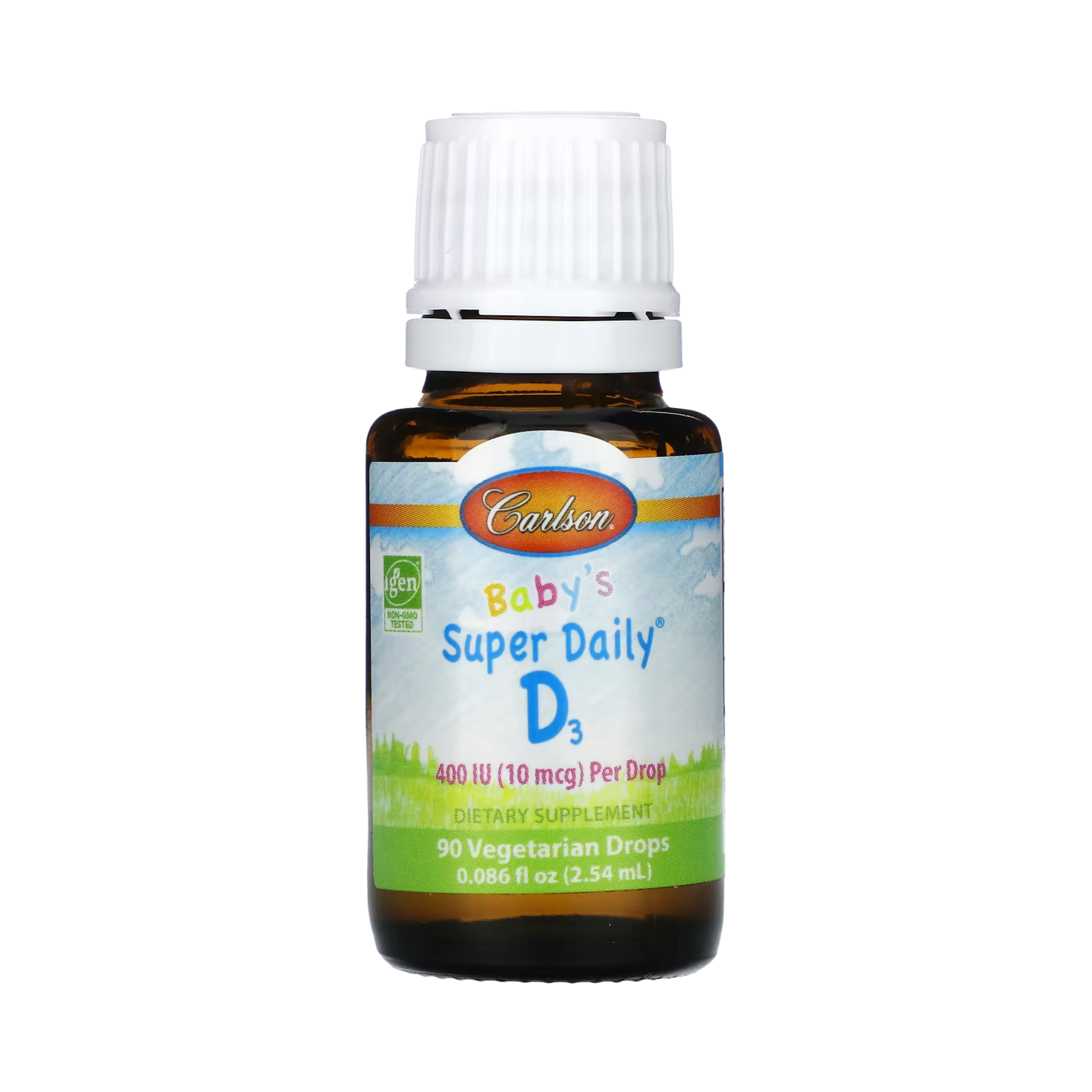Carlson, Baby's Super Daily D3, 10 Mcg (400 IU), 0.086 Fl Oz