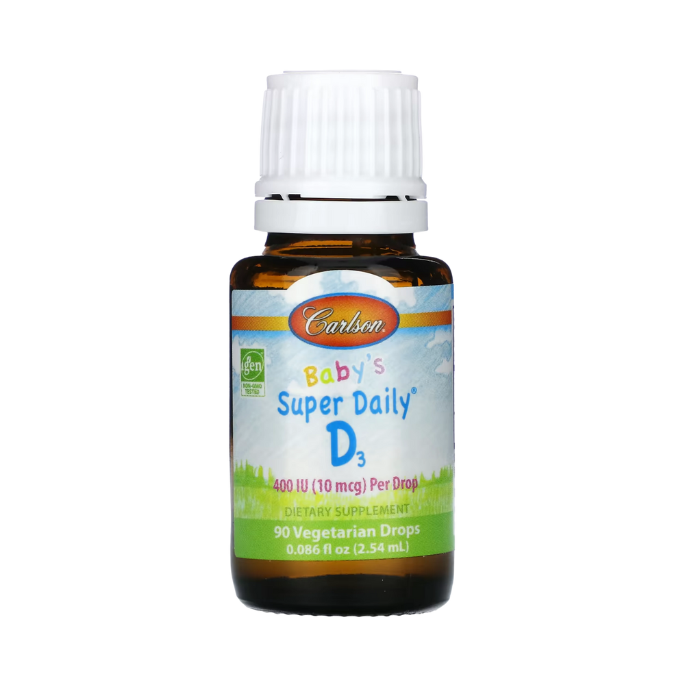 Carlson, Baby's Super Daily D3, 10 Mcg (400 IU), 0.086 Fl Oz